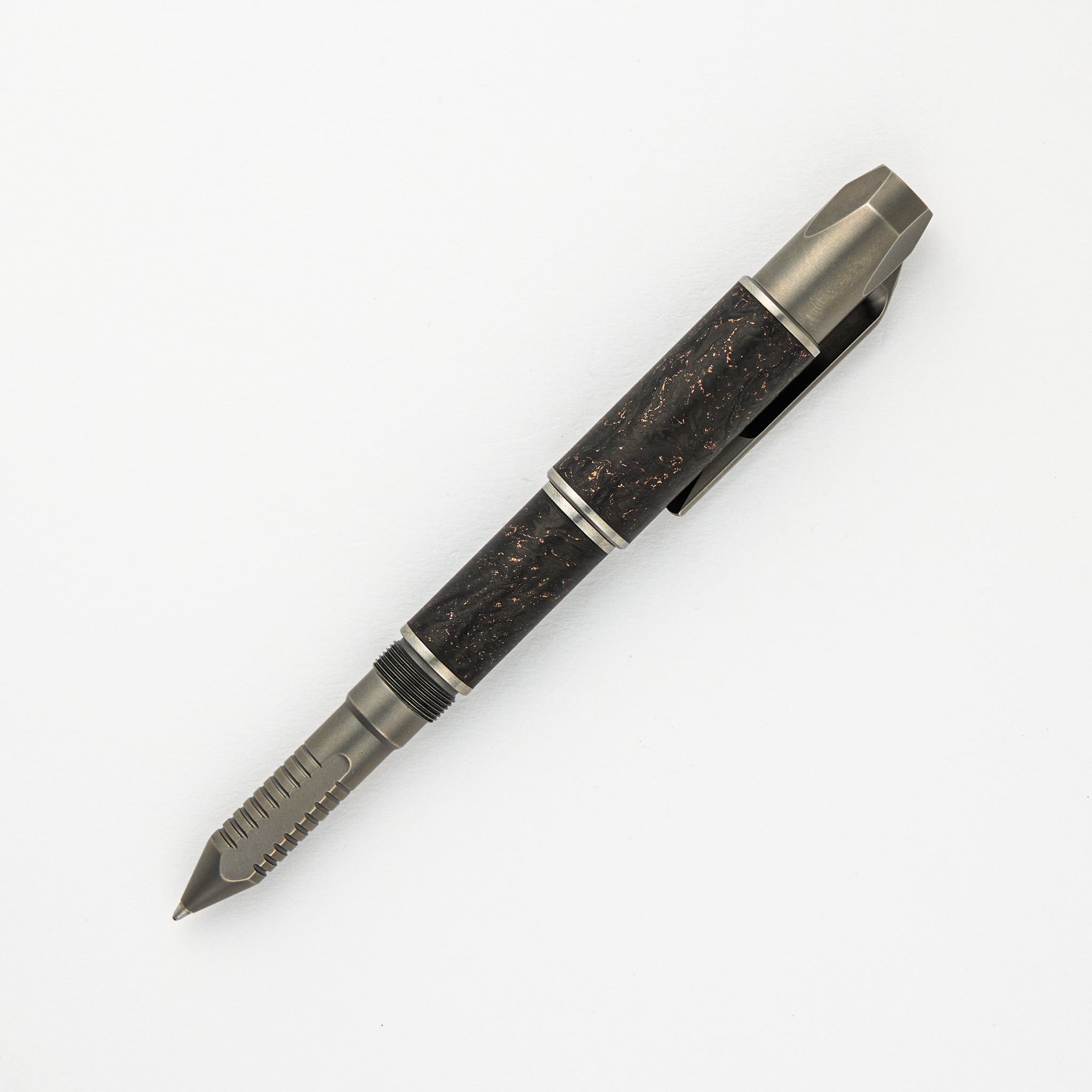 Custom Division Pen Tool - Bronze Carbon Fiber