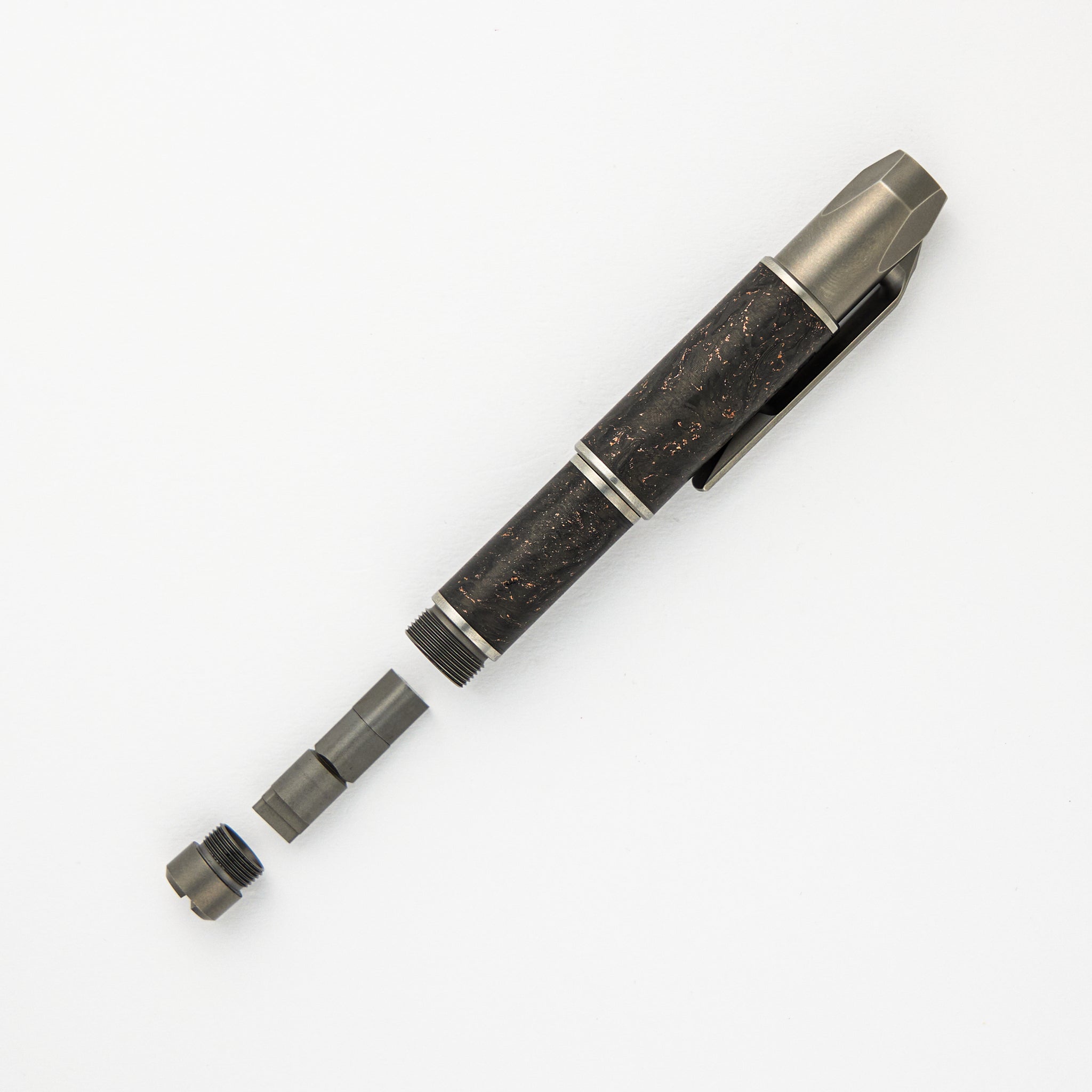 Custom Division Pen Tool - Bronze Carbon Fiber