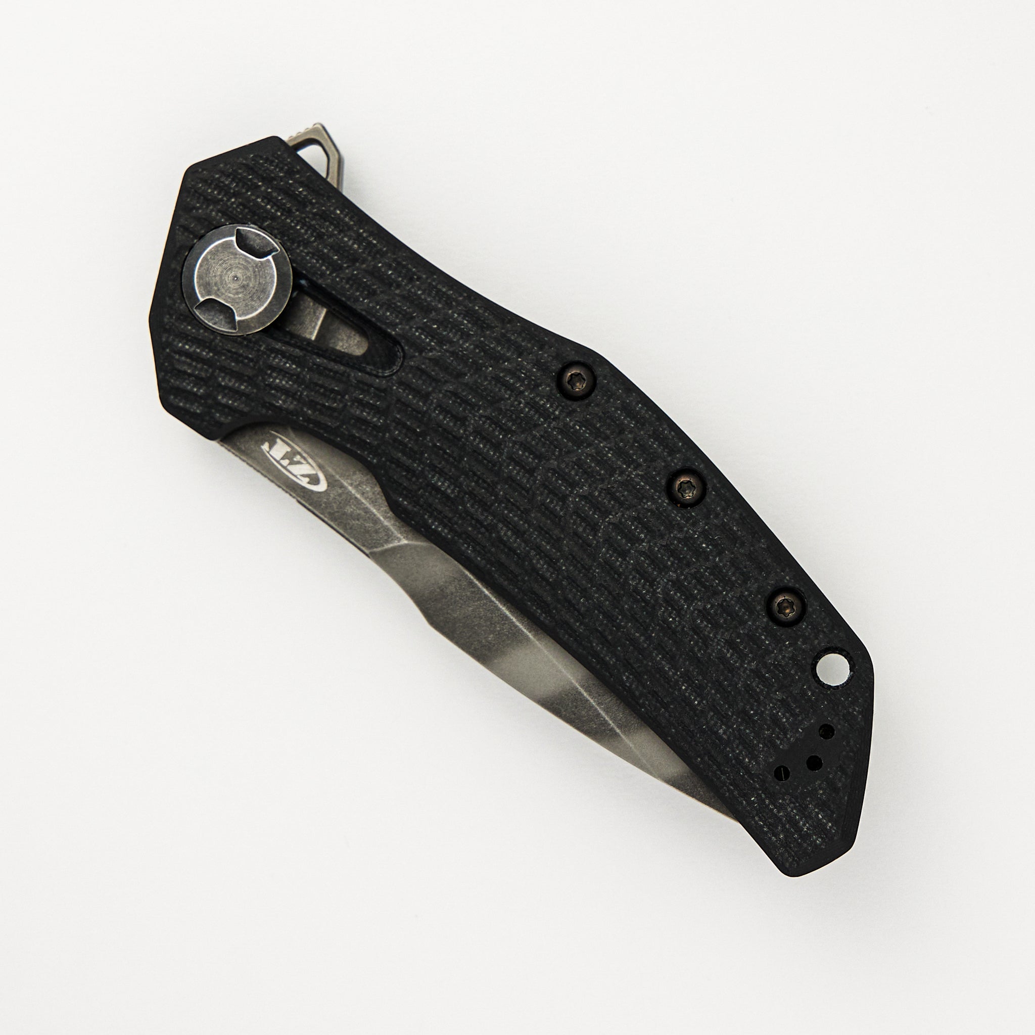 0308BLKTS W/ Steel Flame Skull Clip