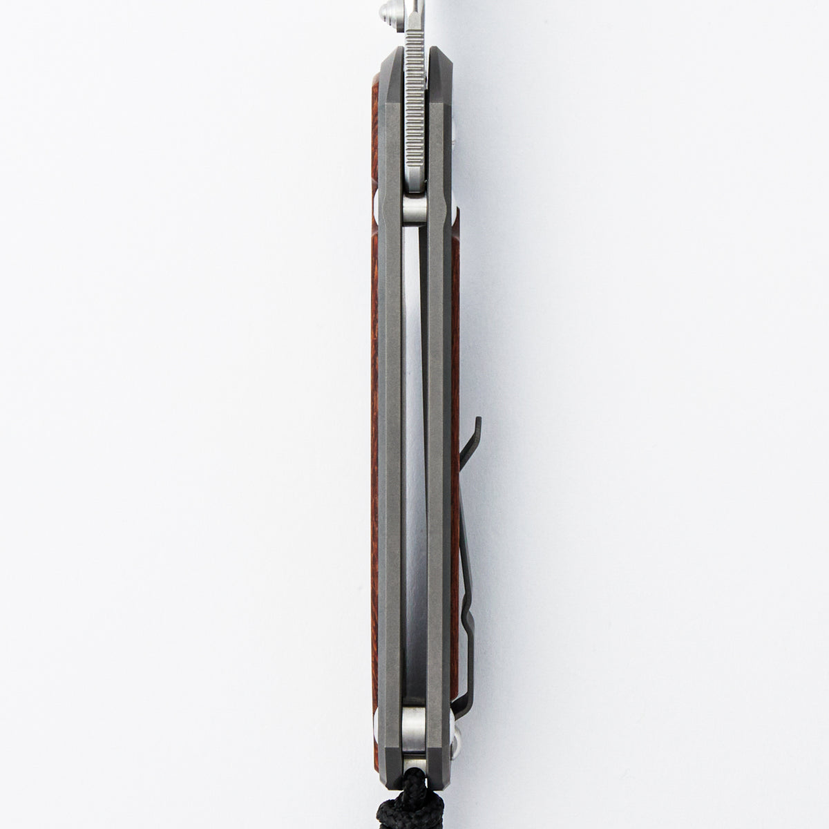 Large Sebenza 31 Annual 2026 - Leopardwood Inlay - Drop Point CPM MagnaCut Blade - Silver Single Thumb Lug