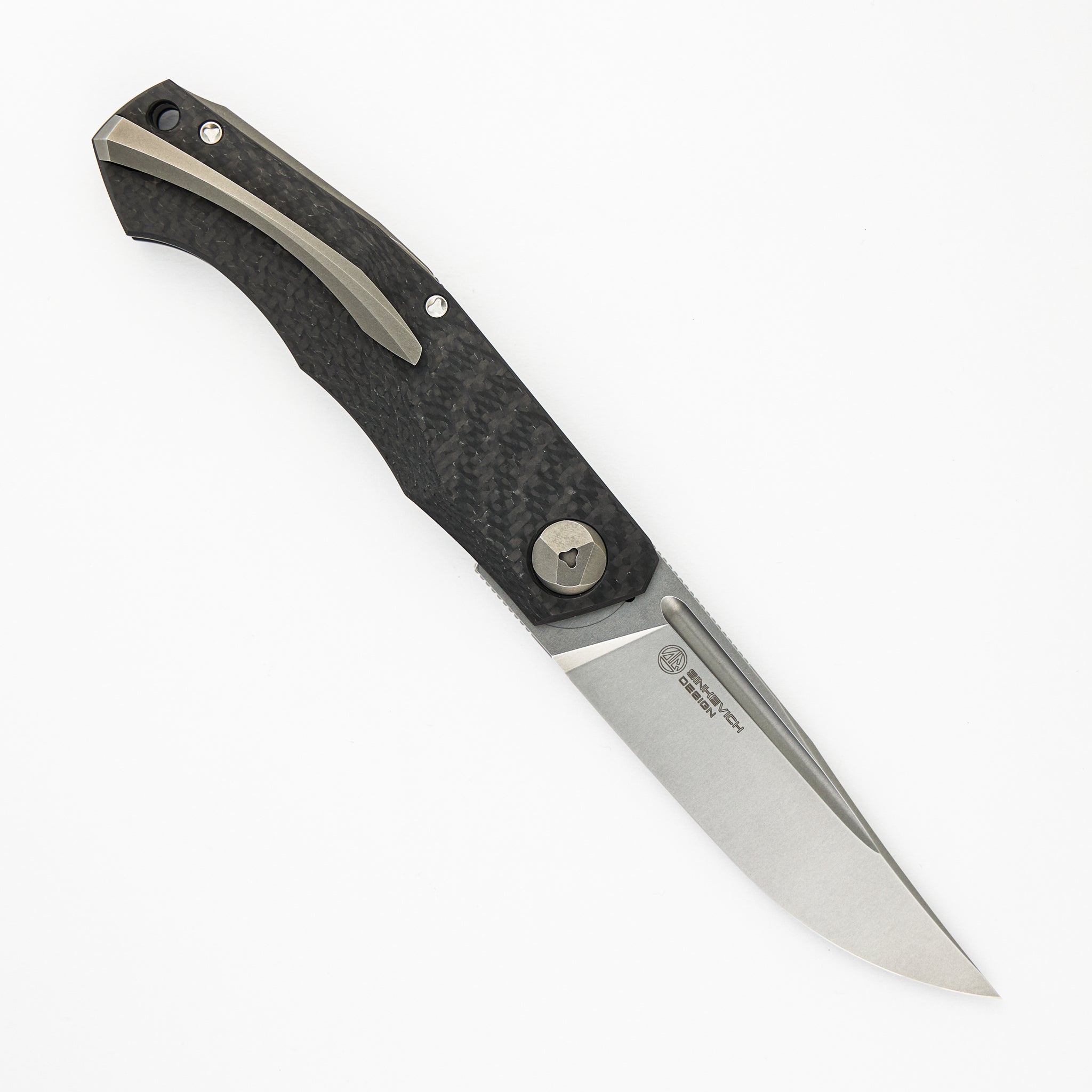 "Limited Edition" Pero - Carbon Fiber Handle - Vanax 37 Blade - MRBS (Dmitry Sinkevich Design)