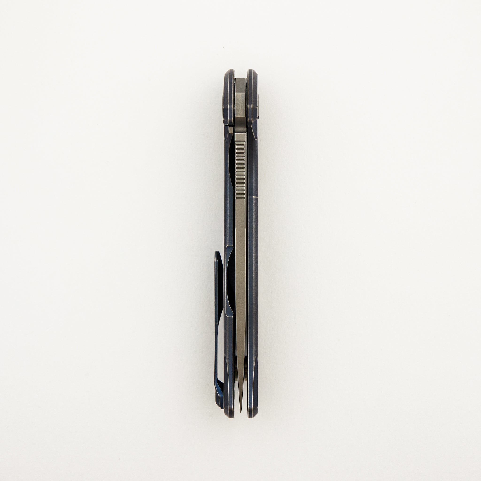 F95 Nudist – M390 Blade - Blue Titanium Handle - MRBS