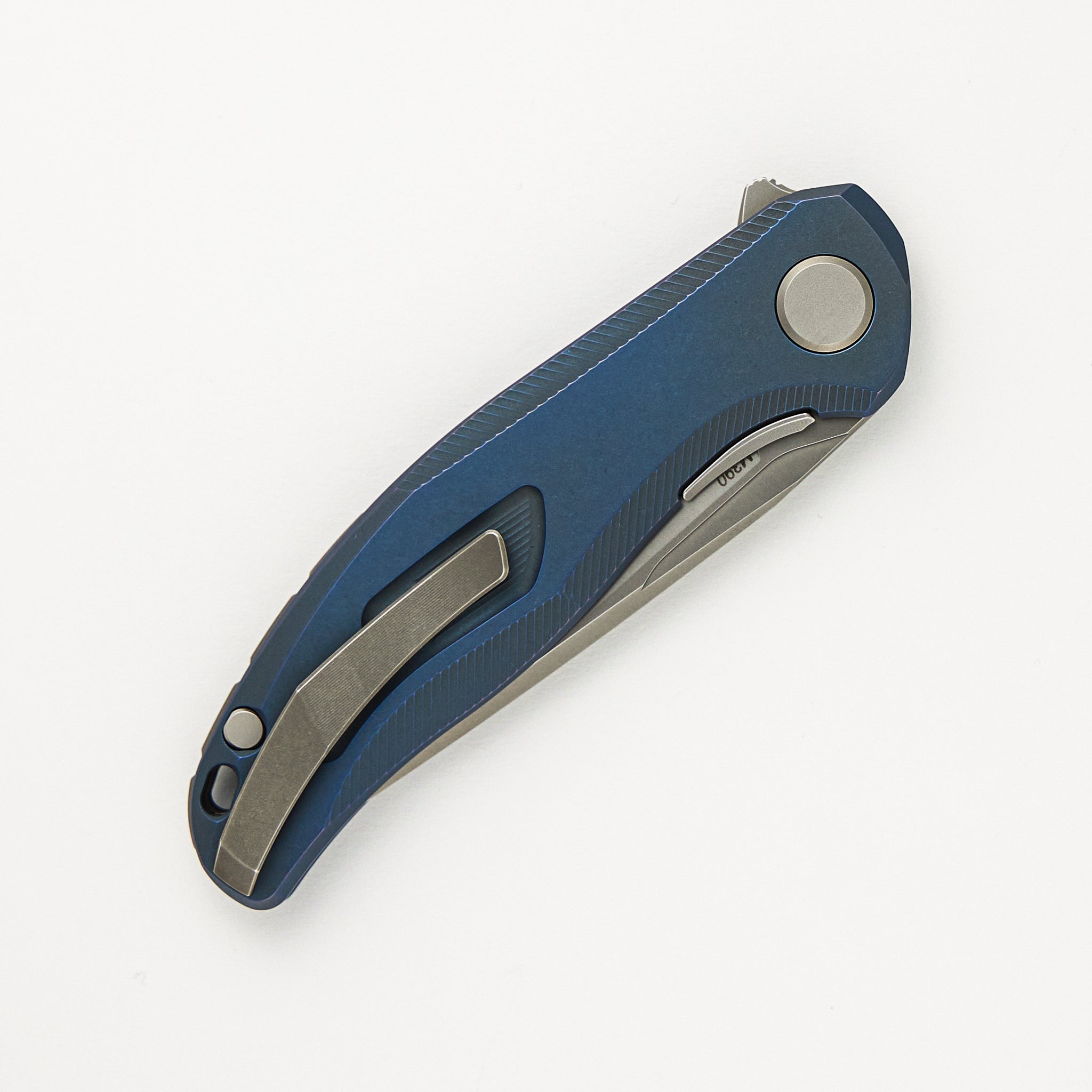 Stellar – Blue Titanium Handle – M390 Blade – MRBS