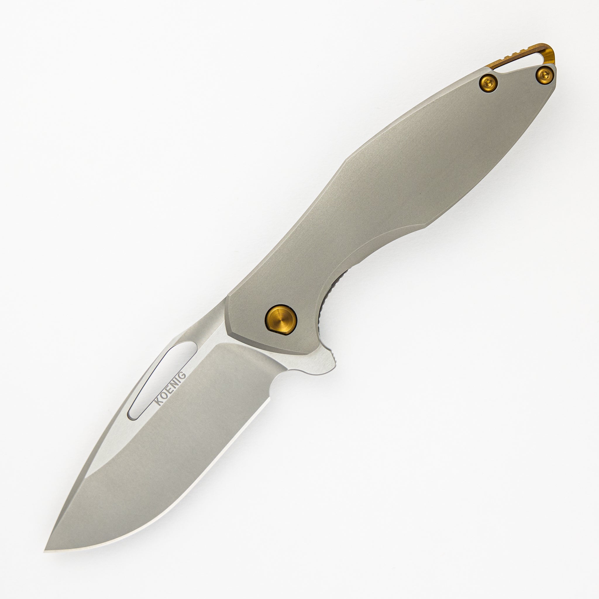 Arius - Smooth Titanium Handle - 20CV Blade