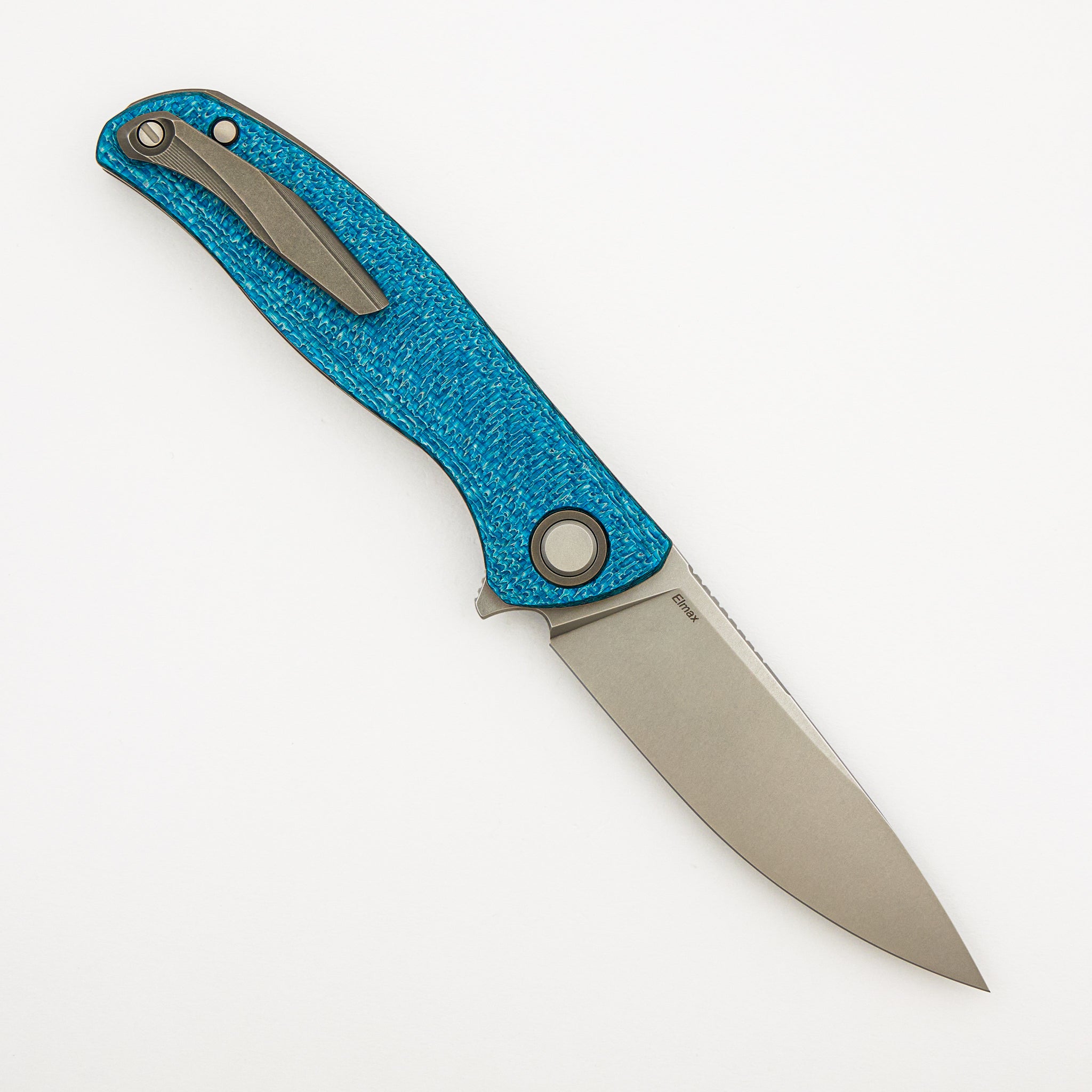 F3 - Elmax Blade - Aquamarine Alutex Handle - MRBS