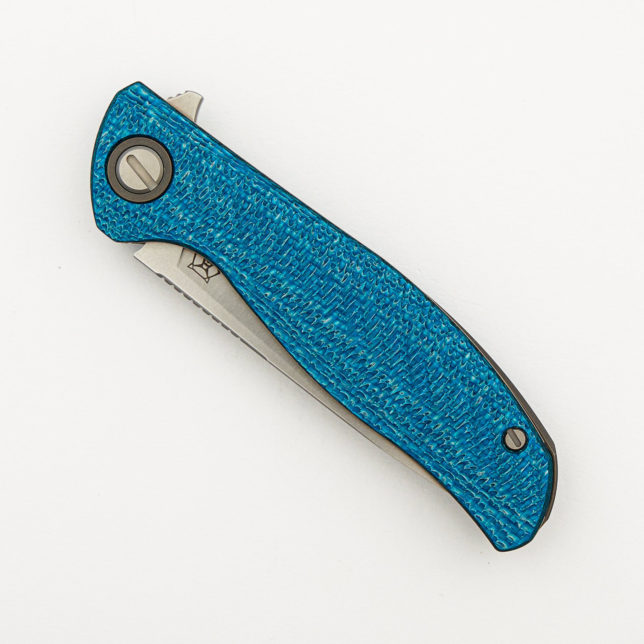 F3 - Elmax Blade - Aquamarine Alutex Handle - MRBS
