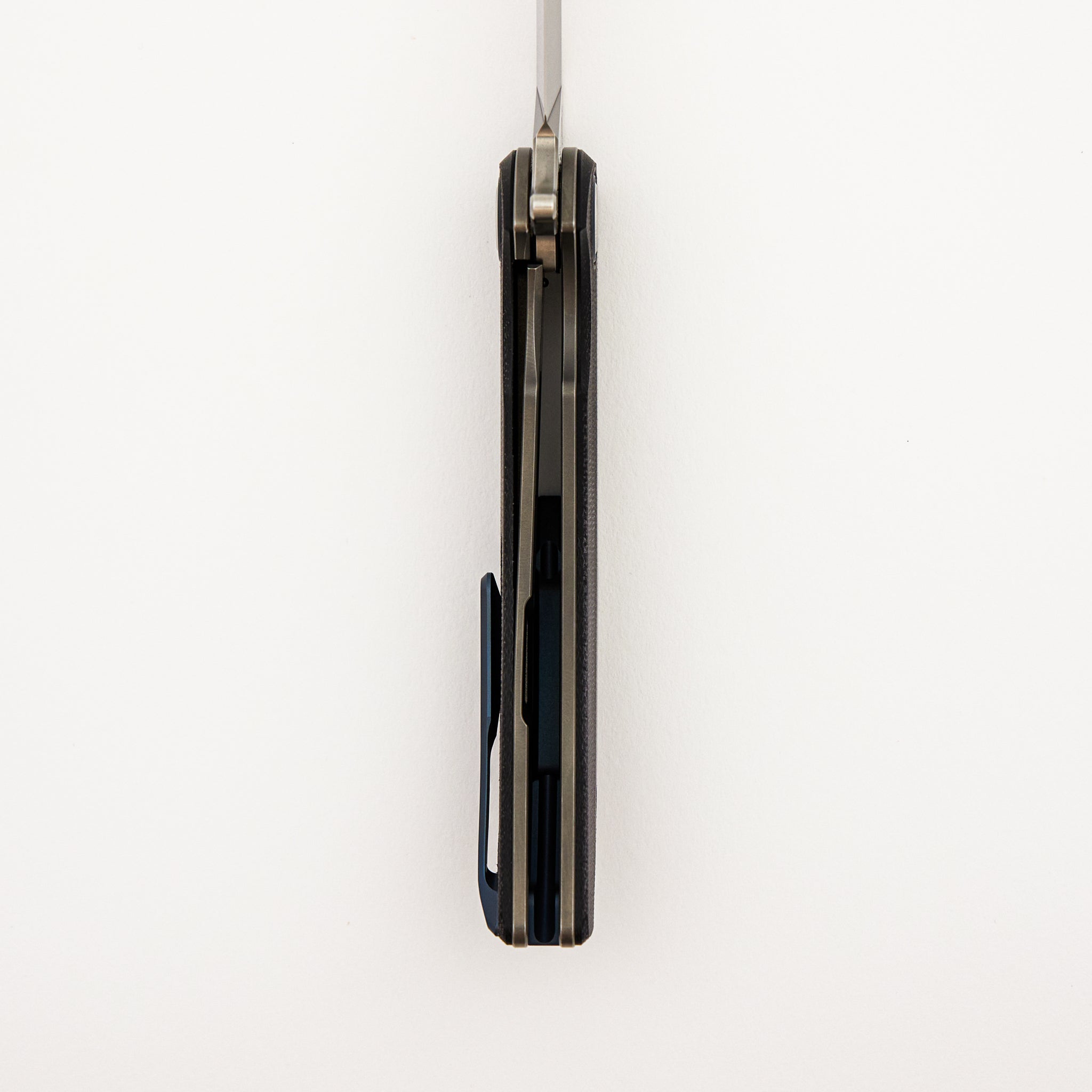 Soft Overkill - M398 Blade - Black Canvas Micarta Handle - SRRBS (RJ Martin Design)
