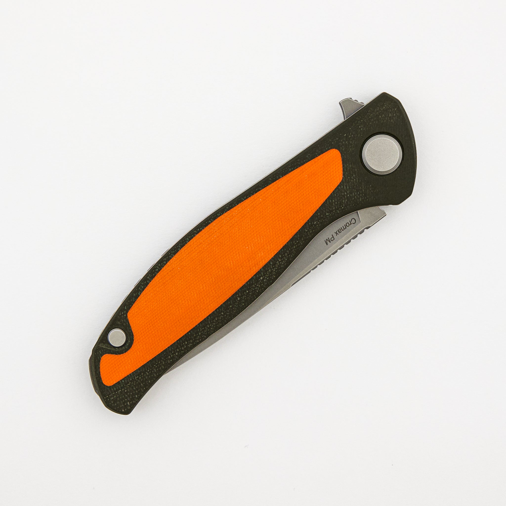 F3 Outdoor - Special Edition - Cromax PM Blade - Green/Orange G10 Handle - MRBS