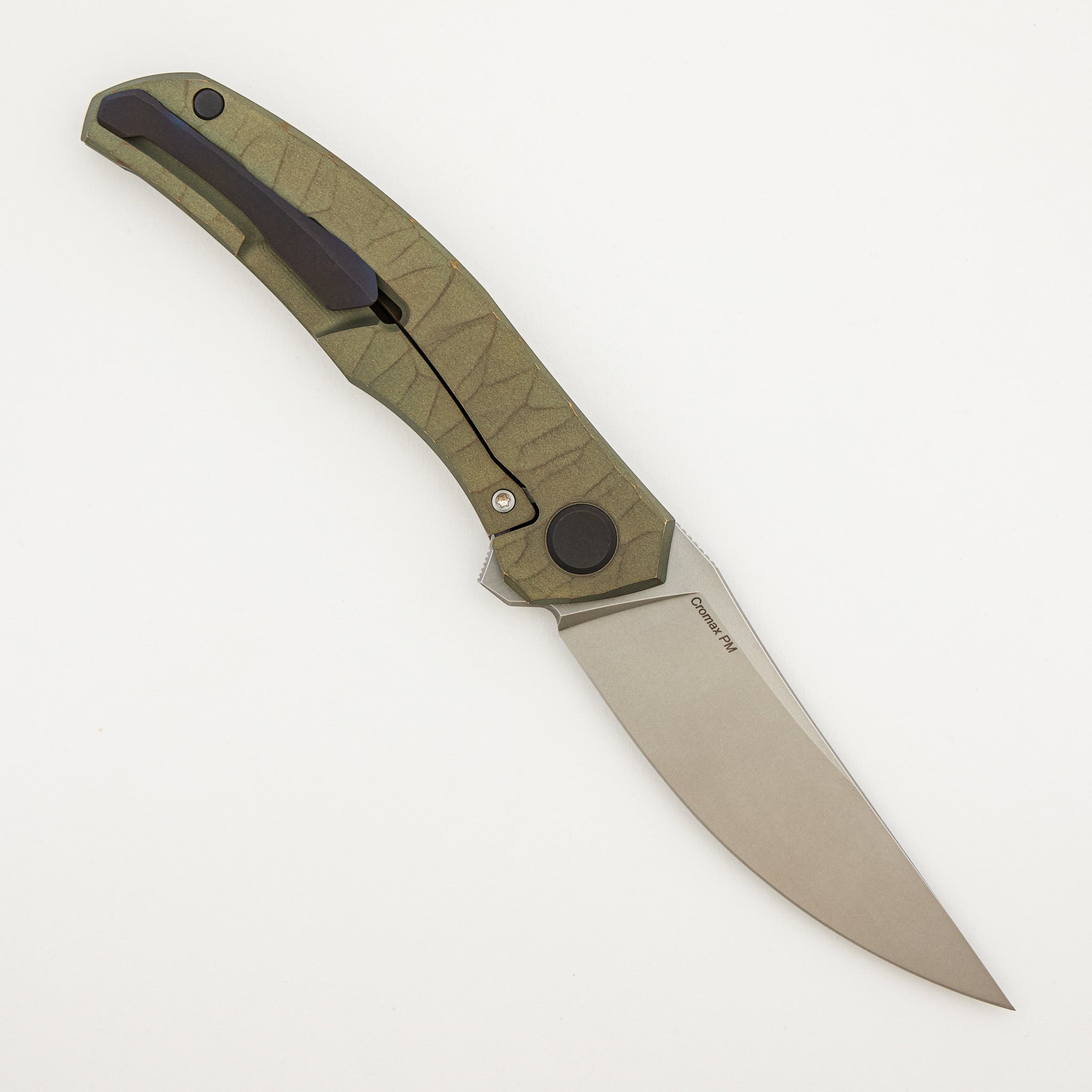 Rip Knives Finish Quantum “Green Machine” – Cromax PM Blade – MRBS