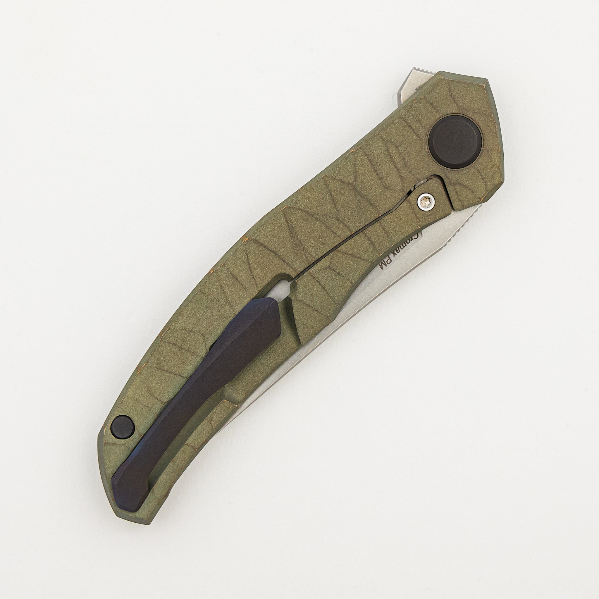 Rip Knives Finish Quantum “Green Machine” – Cromax PM Blade – MRBS