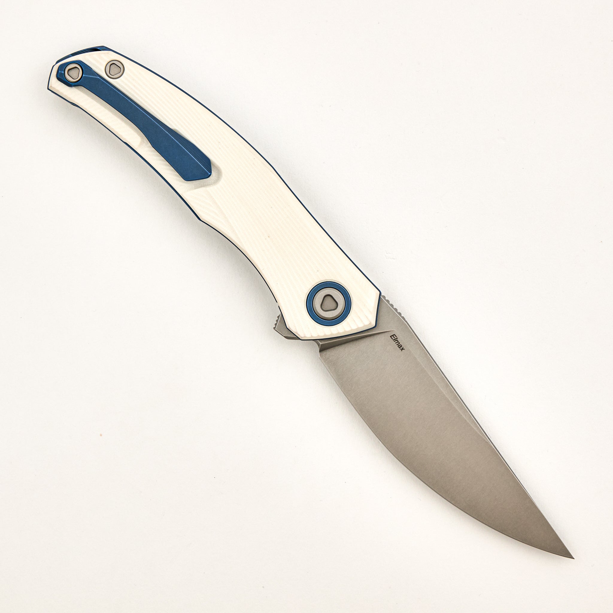 Ursus Q95 NY26 - White Micarta Handle - Elmax Blade - MRBS