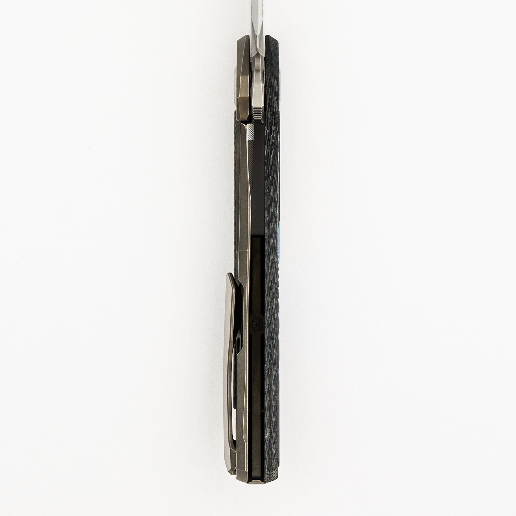 Chris Reeve Collaboration UniQuantum - Custom Division - Unique Graphic - Silver Alutex - S90V Blade - SRRBS