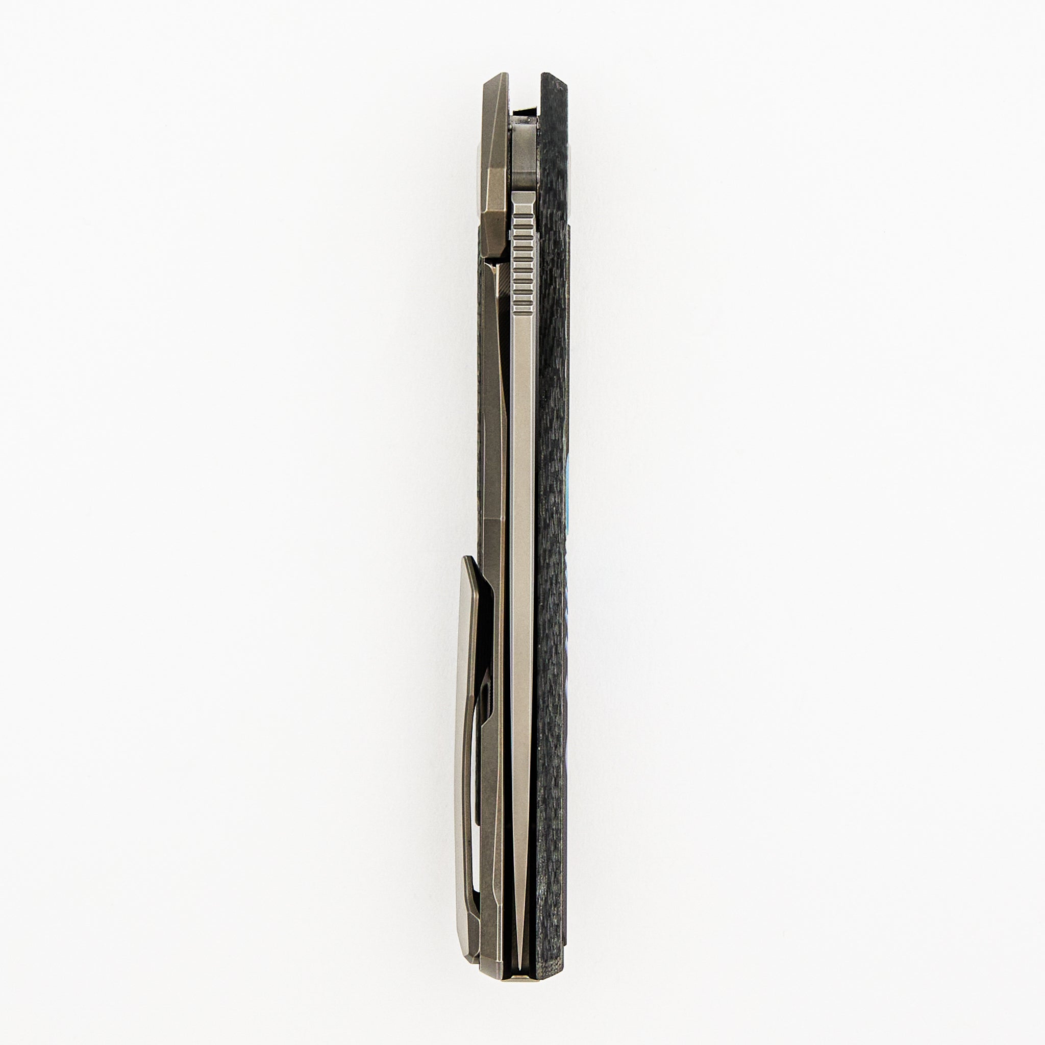Chris Reeve Collaboration UniQuantum - Custom Division - Unique Graphic - Silver Alutex - S90V Blade - SRRBS