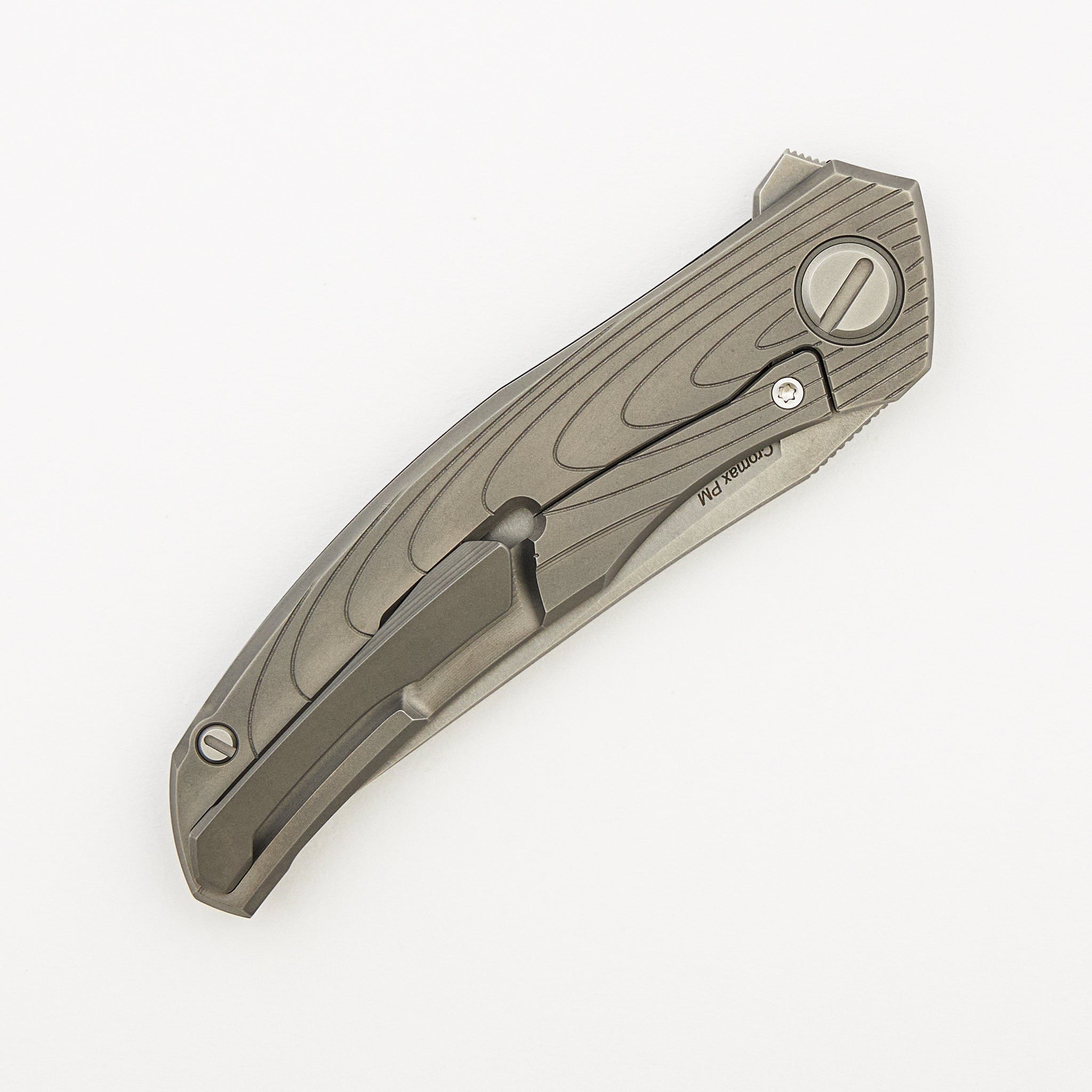 Shirogorov Knives / Igor Oleinikov Quantium Carbon Fiber “Solar System” – Cromax PM Blade – MRBS