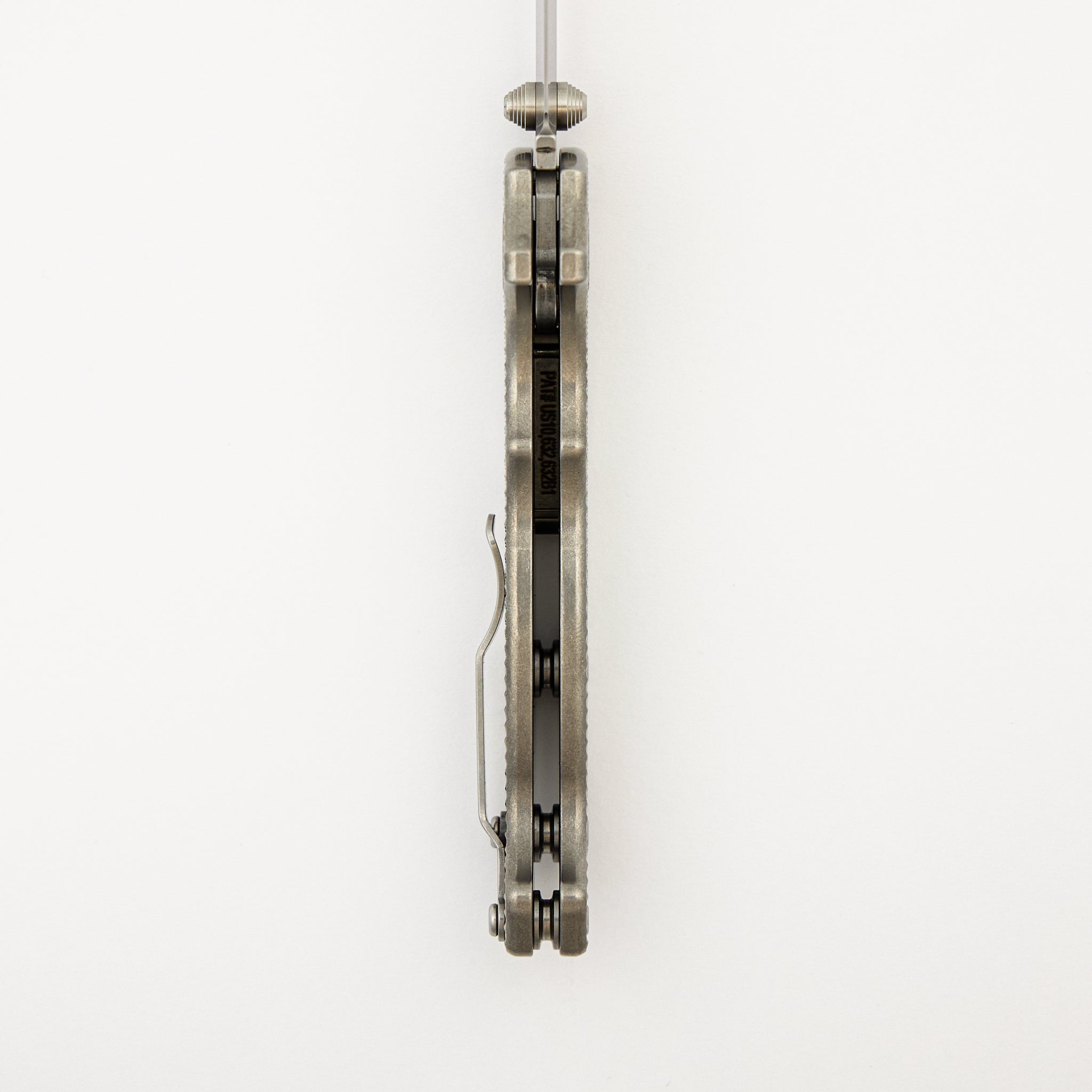 AD20S - CPM-S90V Blade - Textured Titanium Handle