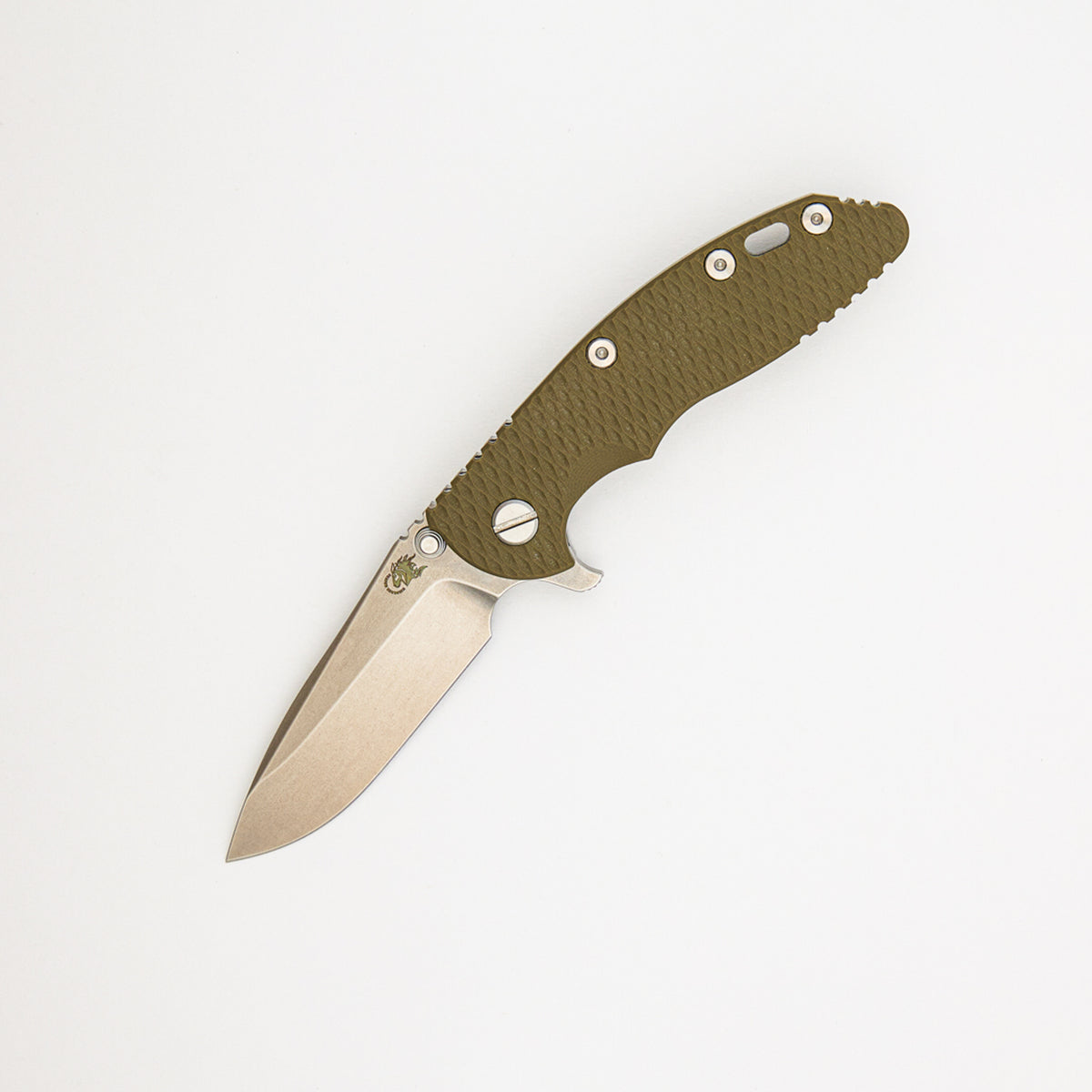XM-18 3.25" - S45VN Spearpoint - Tri-Way - Stonewash - OD Green G10