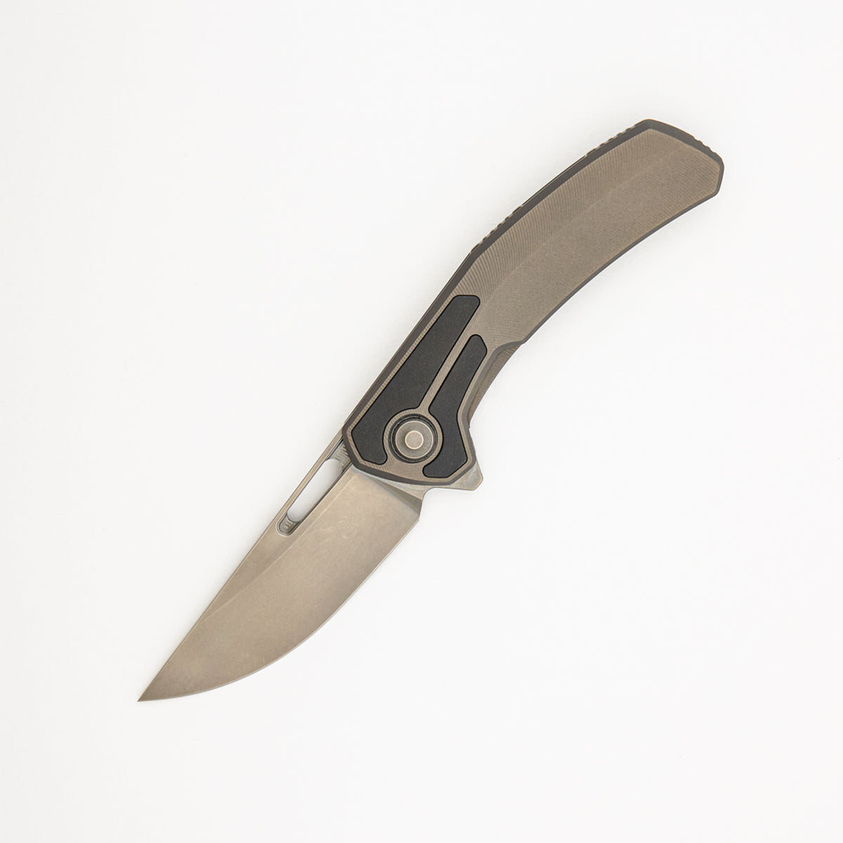 Archer - Feathered Titanium Handle - Zirconium Inlays - MagnaCut Blade