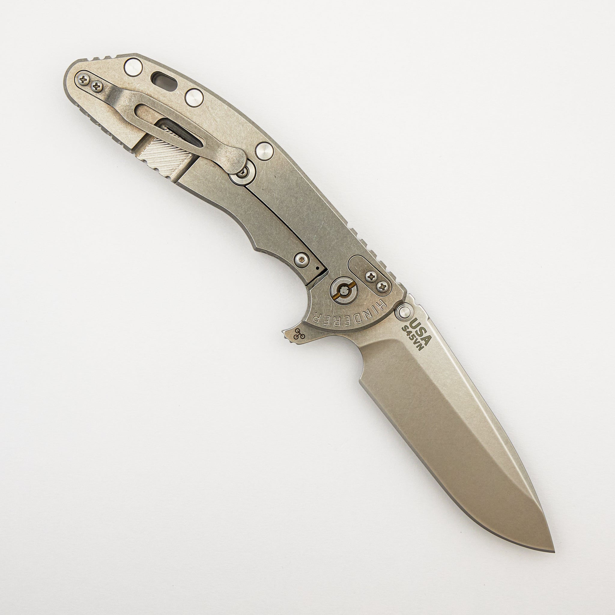 XM-24 - S45VN Spearpoint - Tri-Way - Stonewash