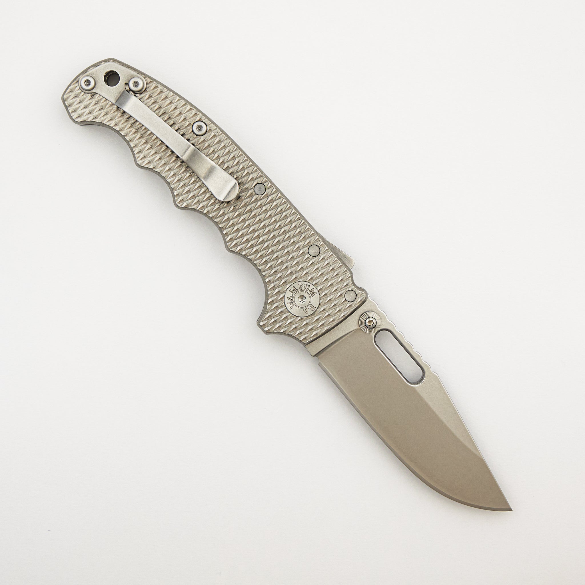 AD20 - Textured Titanium Handle - MagnaCut Blade