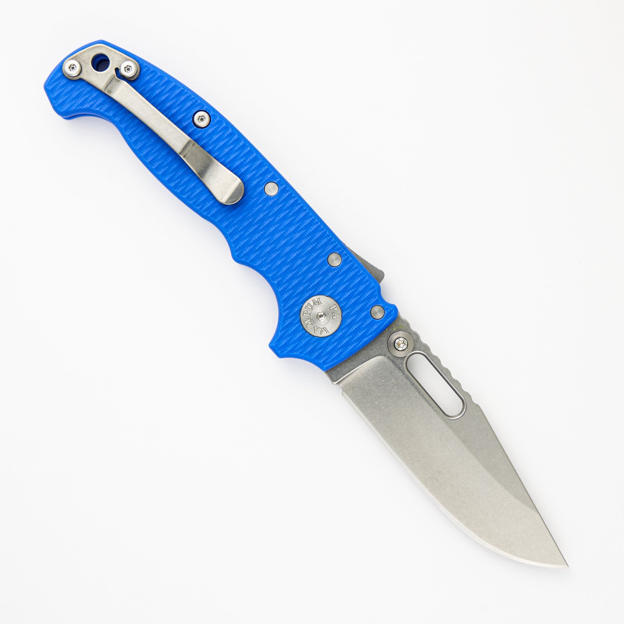 Demko Knives AD20S - Blue G10 Handle - CPM 20CV Blade