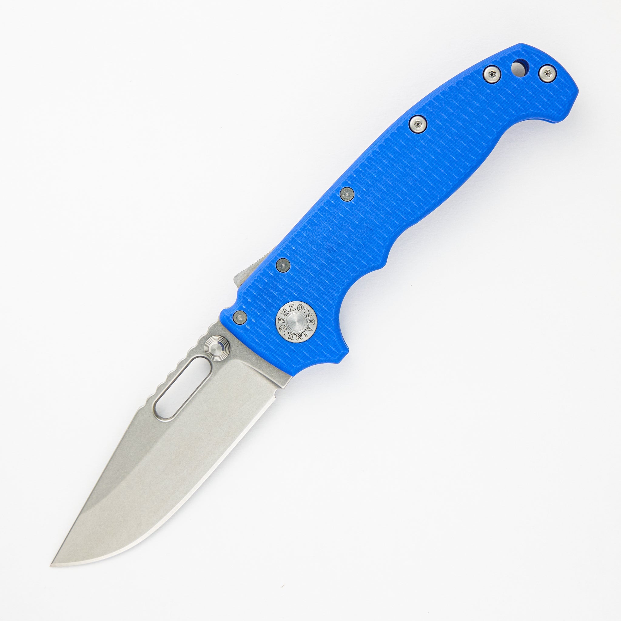 Demko Knives AD20S - Blue G10 Handle - CPM 20CV Blade