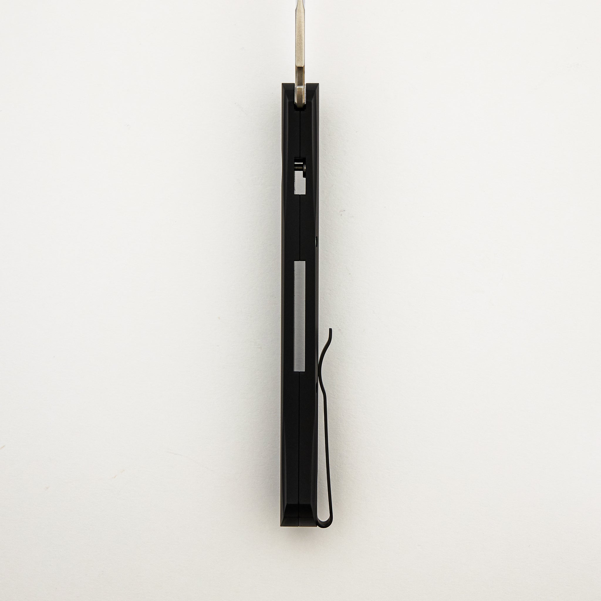 Large Don - 1921-MOP - Black Aluminum Handle - Satin Blade