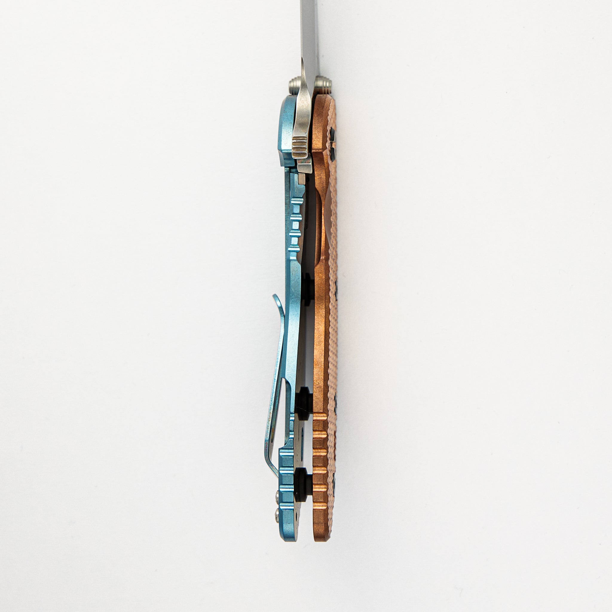XM-18 3.5" Spearpoint - Tri-Way - Stonewash Light Blue - Grey G10 - Black Hardware