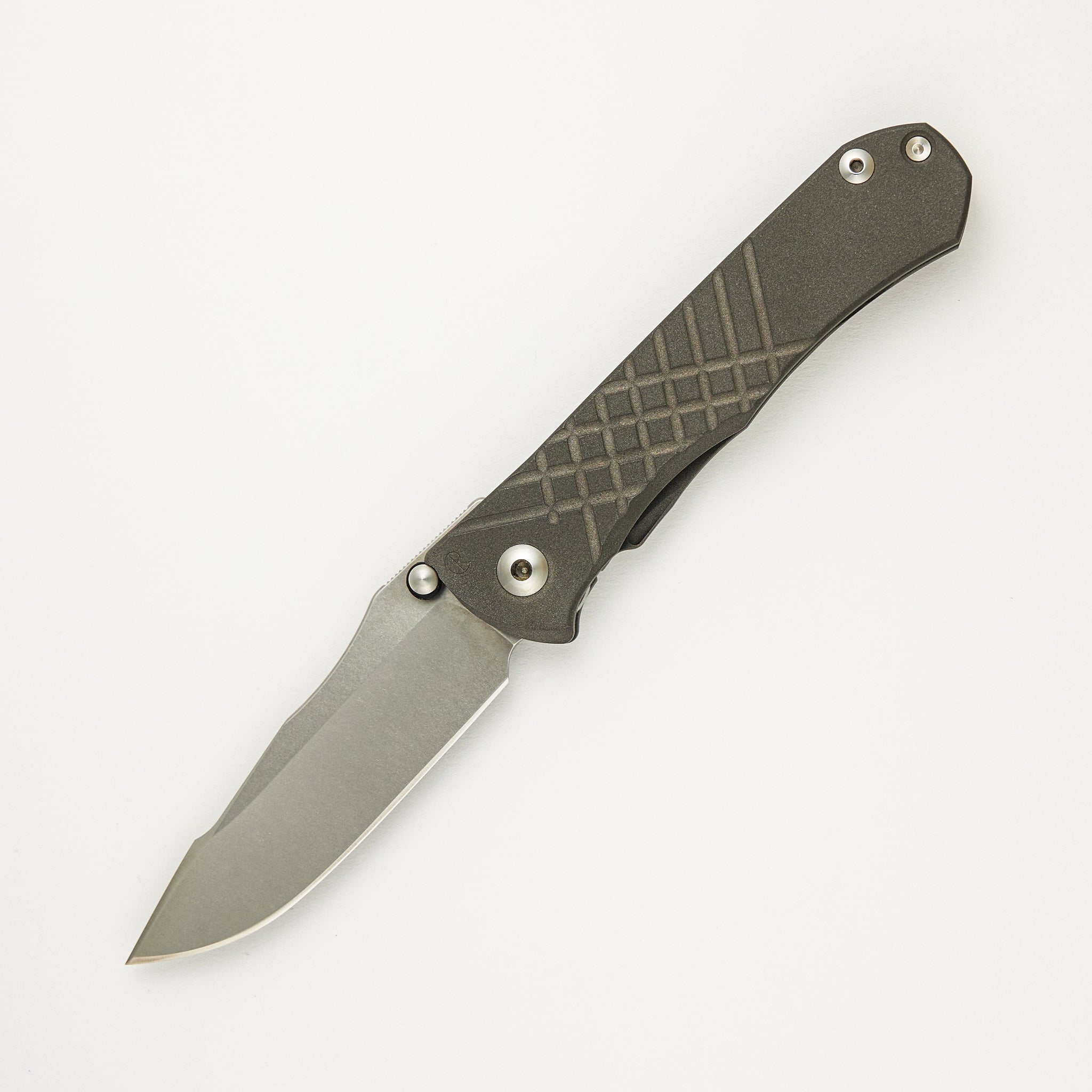 Umnumzaan - Drop Point CPM S45VN Blade - Titanium Handle