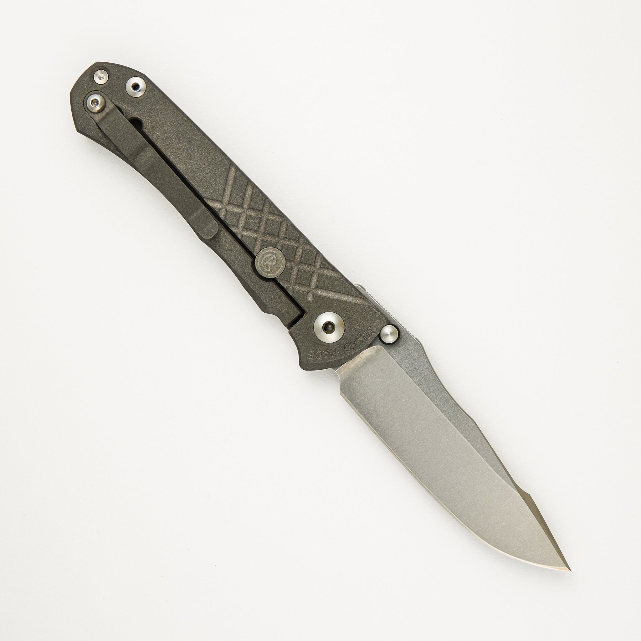 Umnumzaan - Drop Point CPM S45VN Blade - Titanium Handle