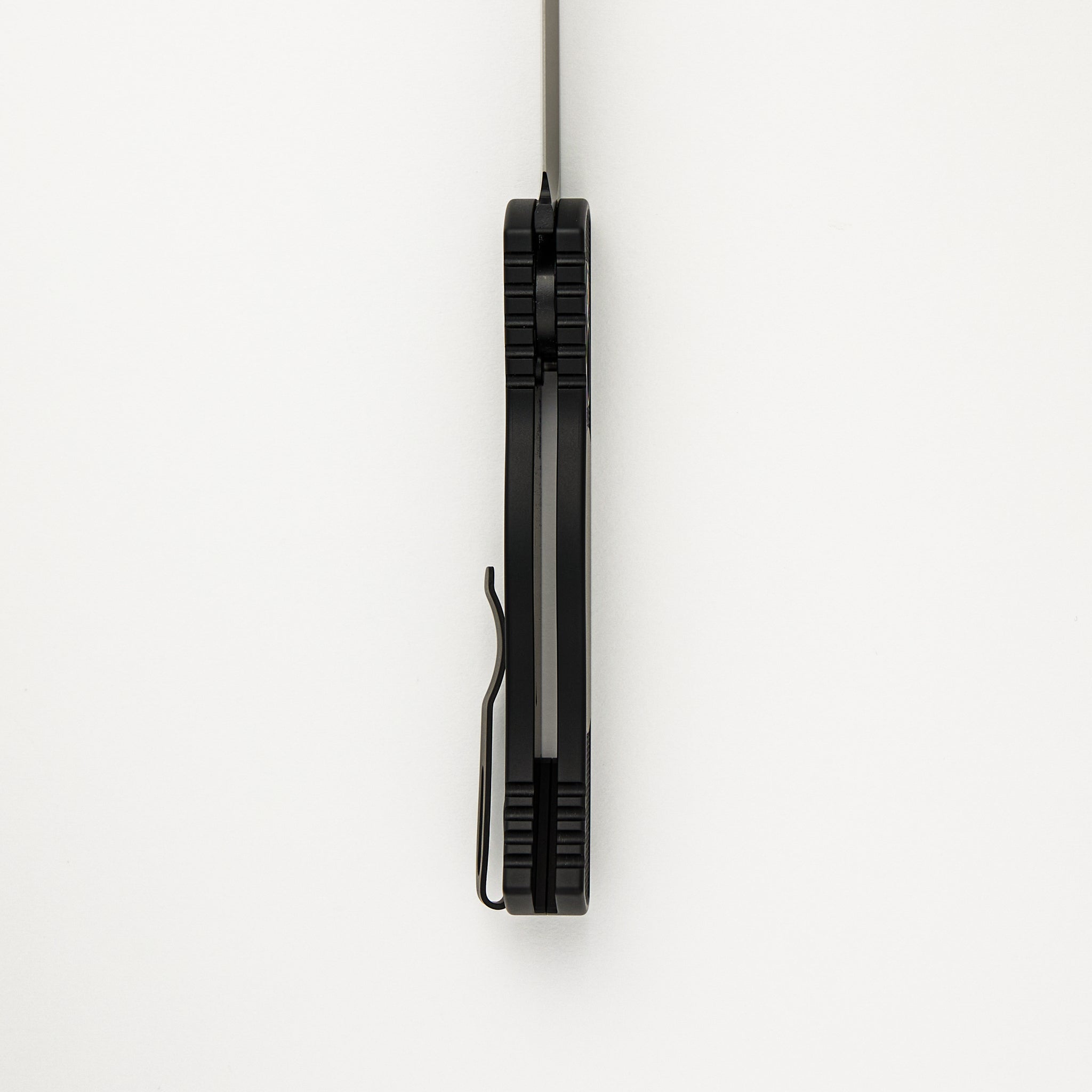 Tactical Response 2 - Black Handle W/ Textured Corners Tritium Push Button Black Magnacut Blade T203-OPERATOR