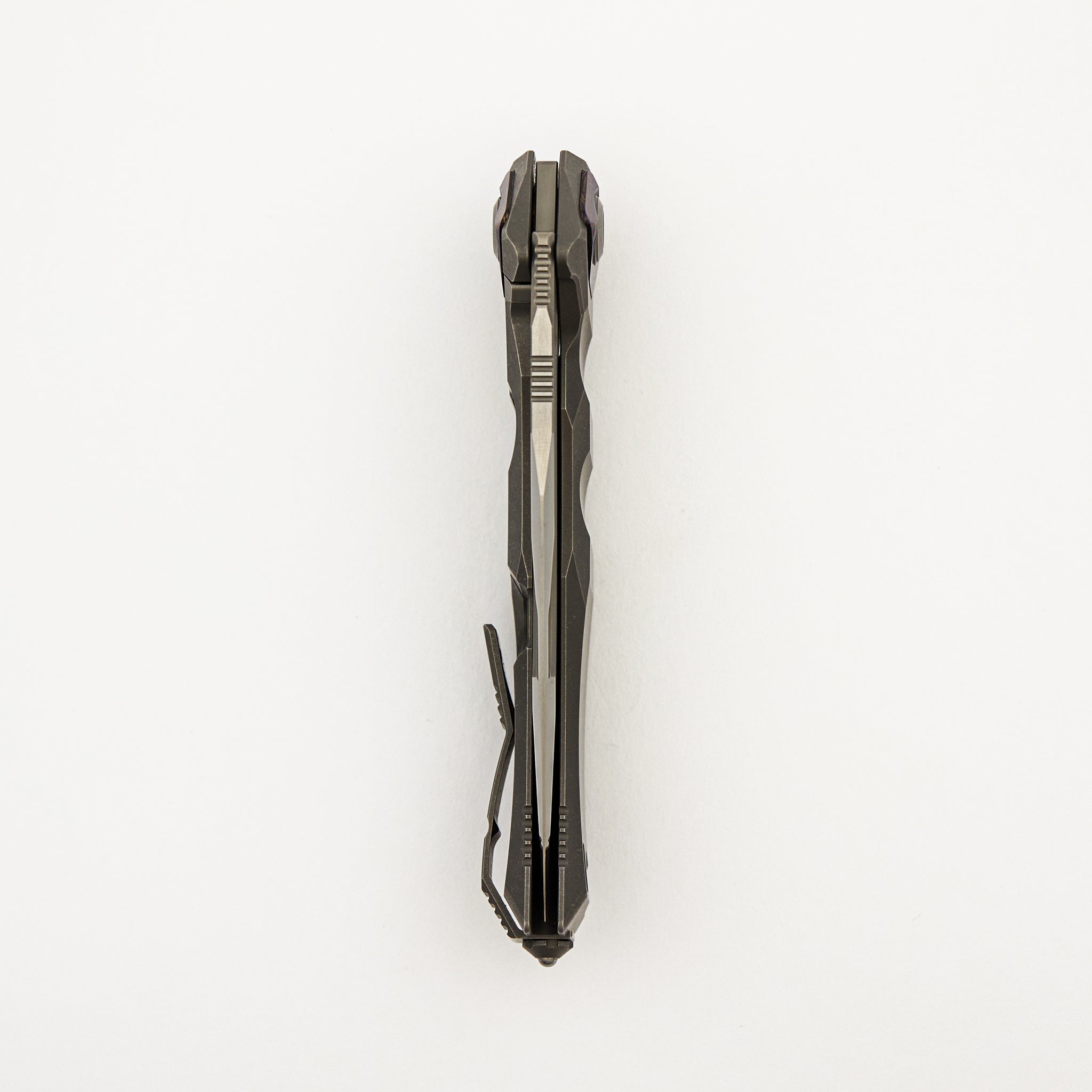 Ratax - Titanium Handle - M398 Blade - ZircuTi Accents (A. Marfione/A. Konygin Design)