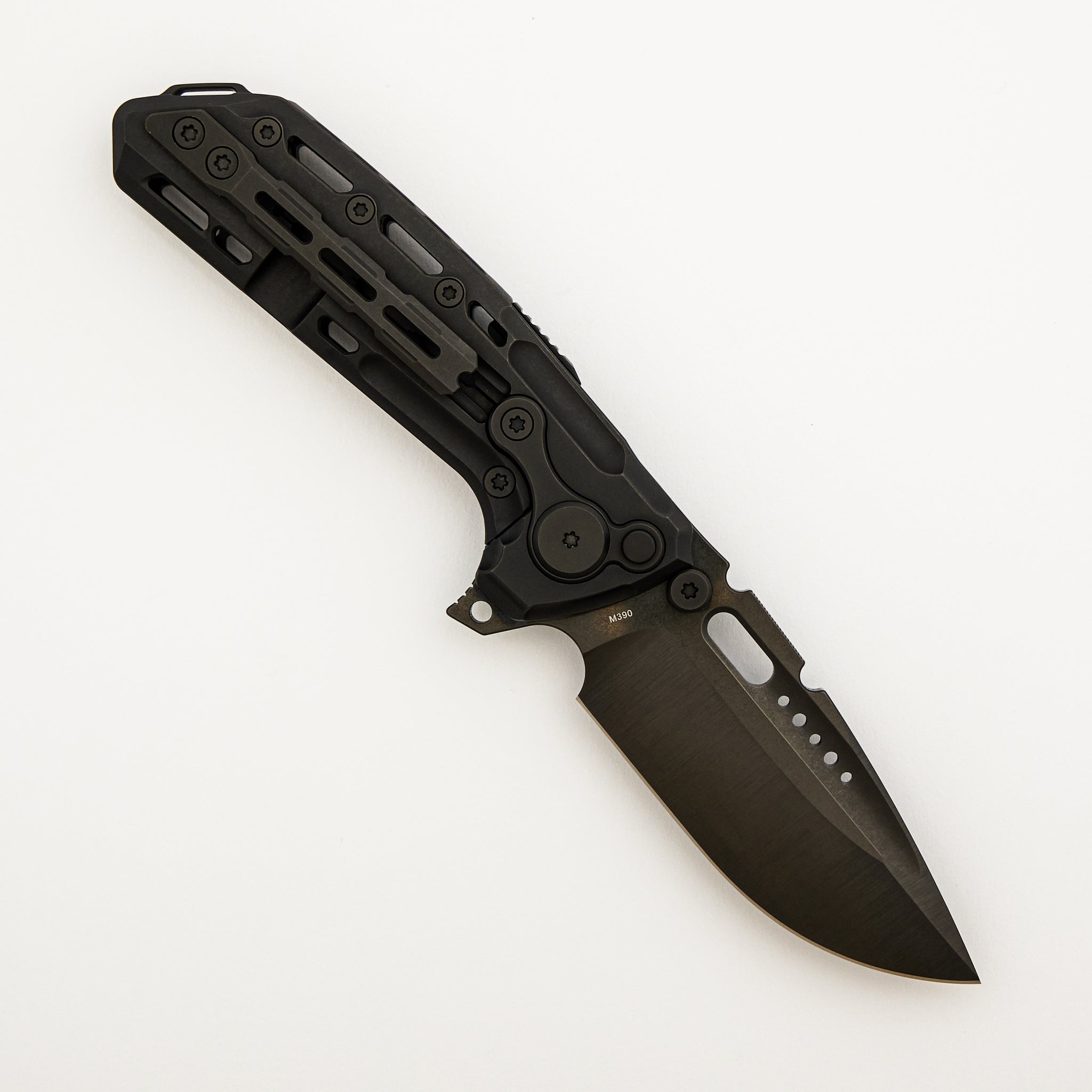 Terminator-TX228 - Black DLC Titanium Handle - Black DLC Blade - S/N 085/200