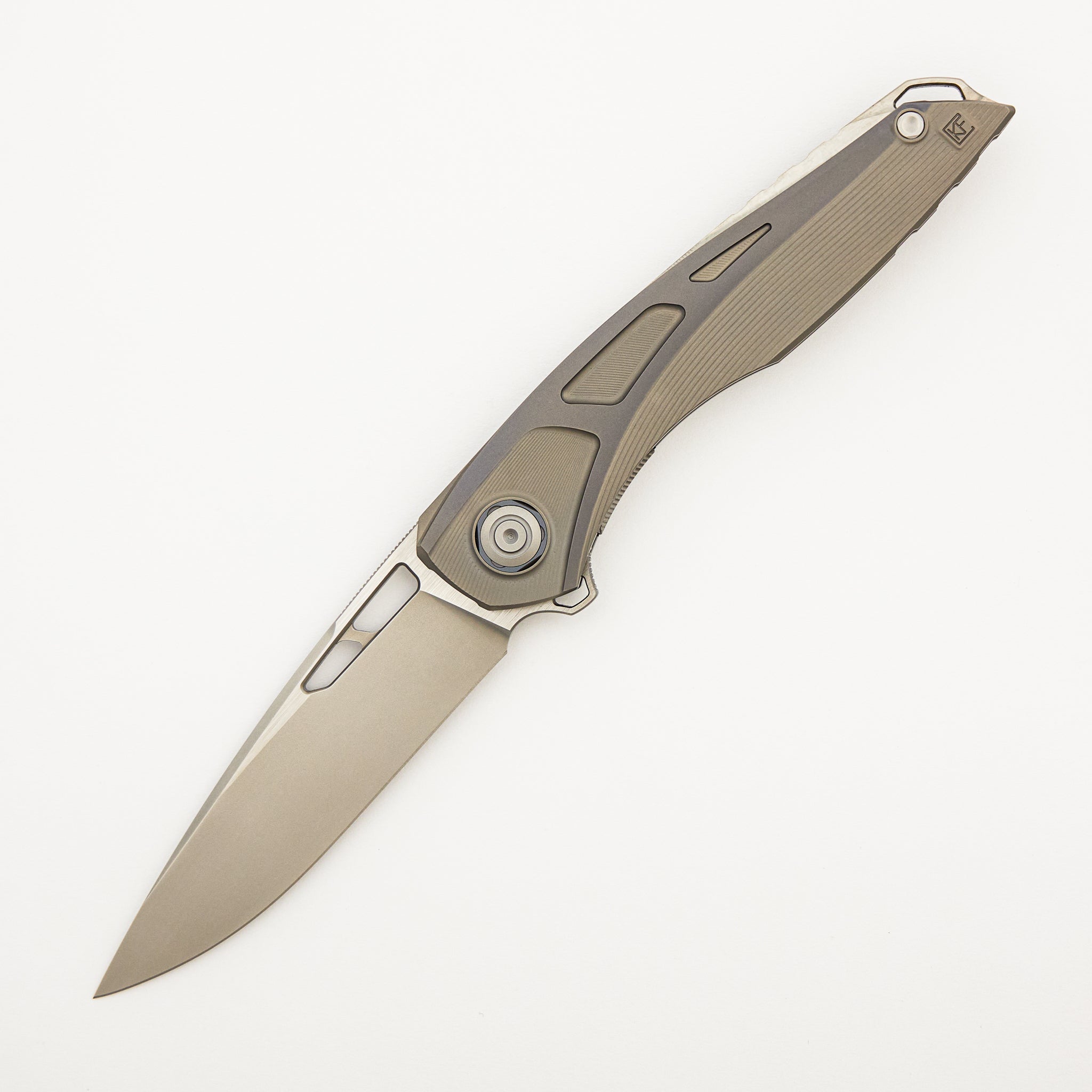 Sukhoi-5 - Titanium Handle - M398 Blade - #137 (Anton Malyshev Design)