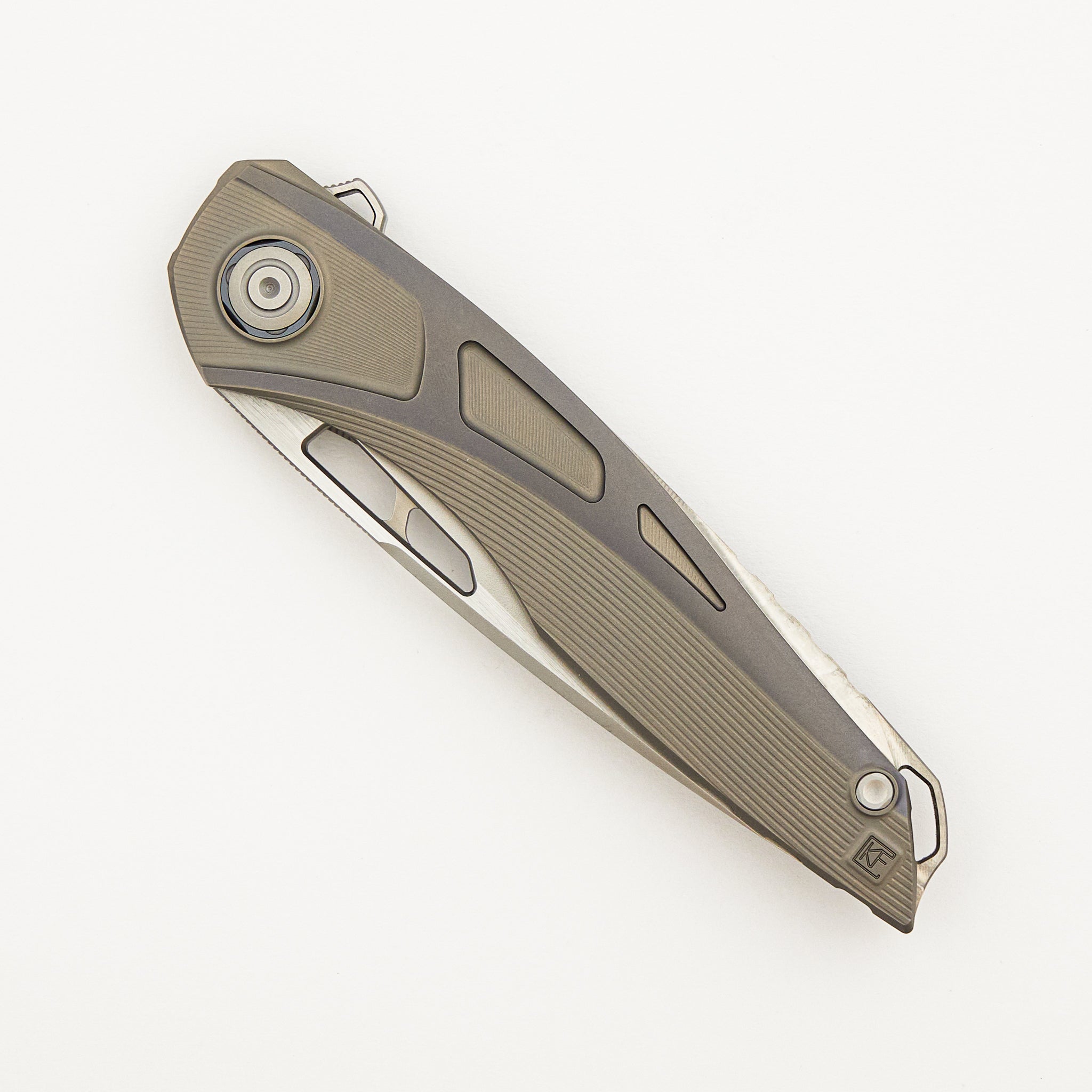 Sukhoi-5 - Titanium Handle - M398 Blade - #137 (Anton Malyshev Design)