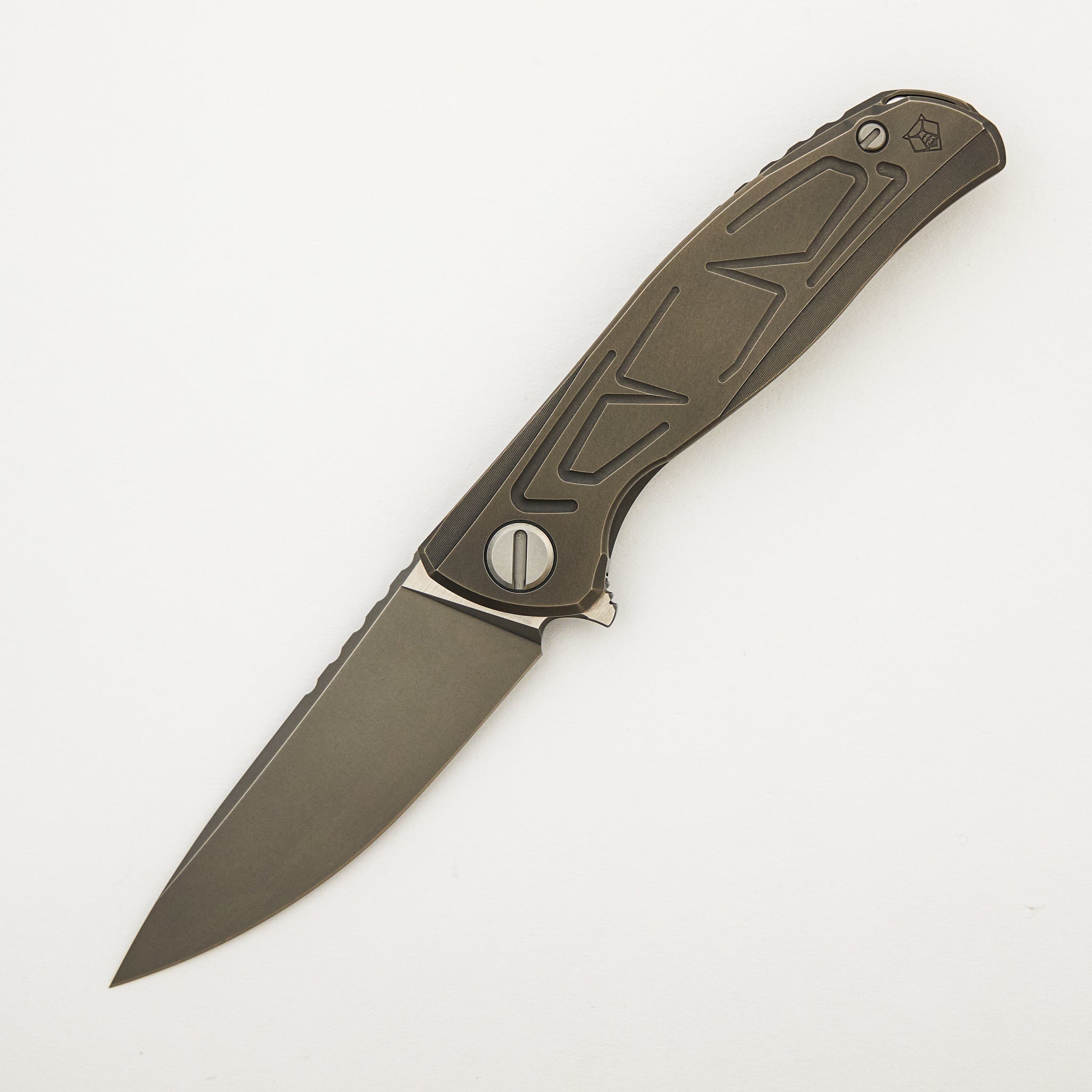 F95 Braces - S90V Blade - Titanium Handle - Washers