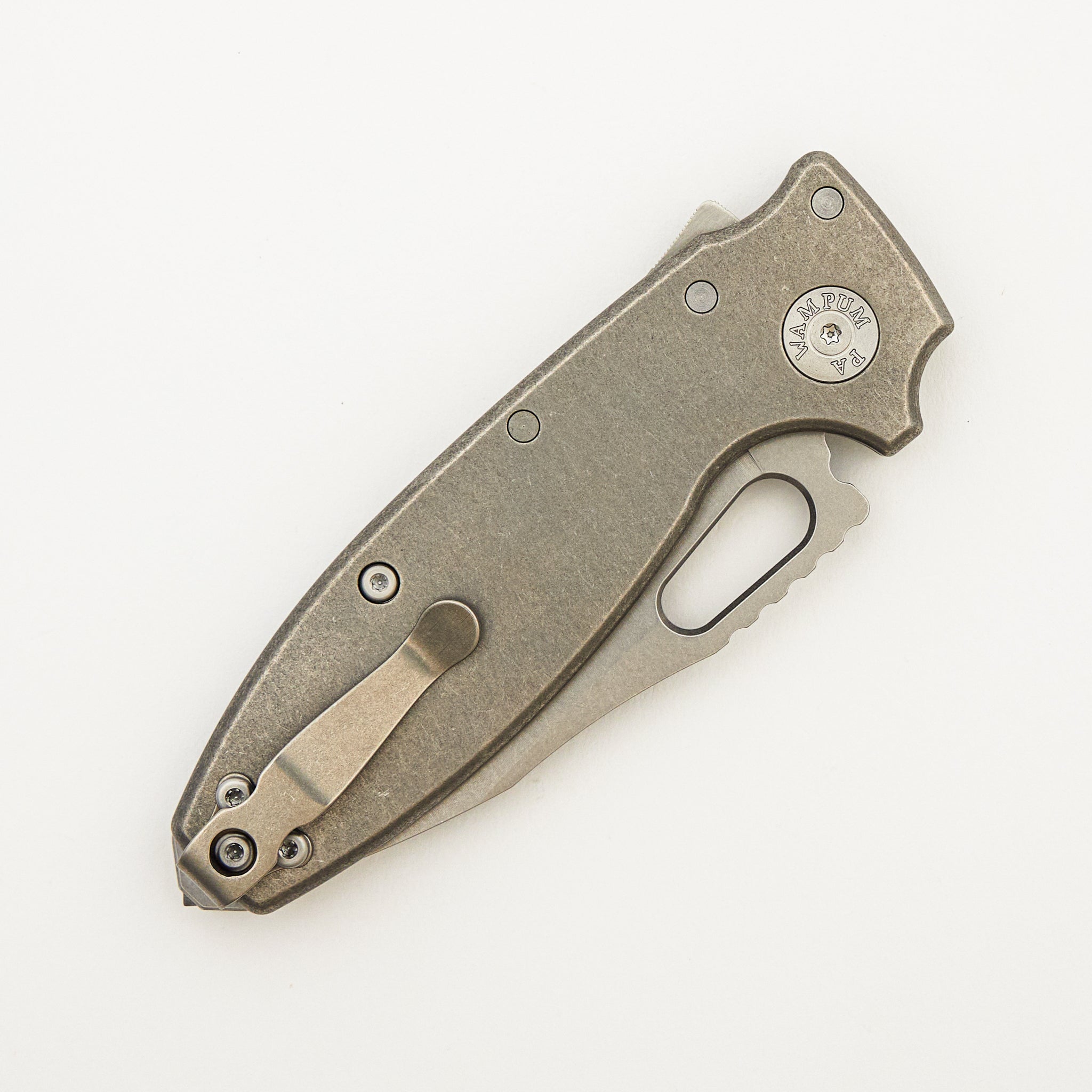 Shark-A-Tac Spike - MagnaCut Blade - Smooth Titanium Handle