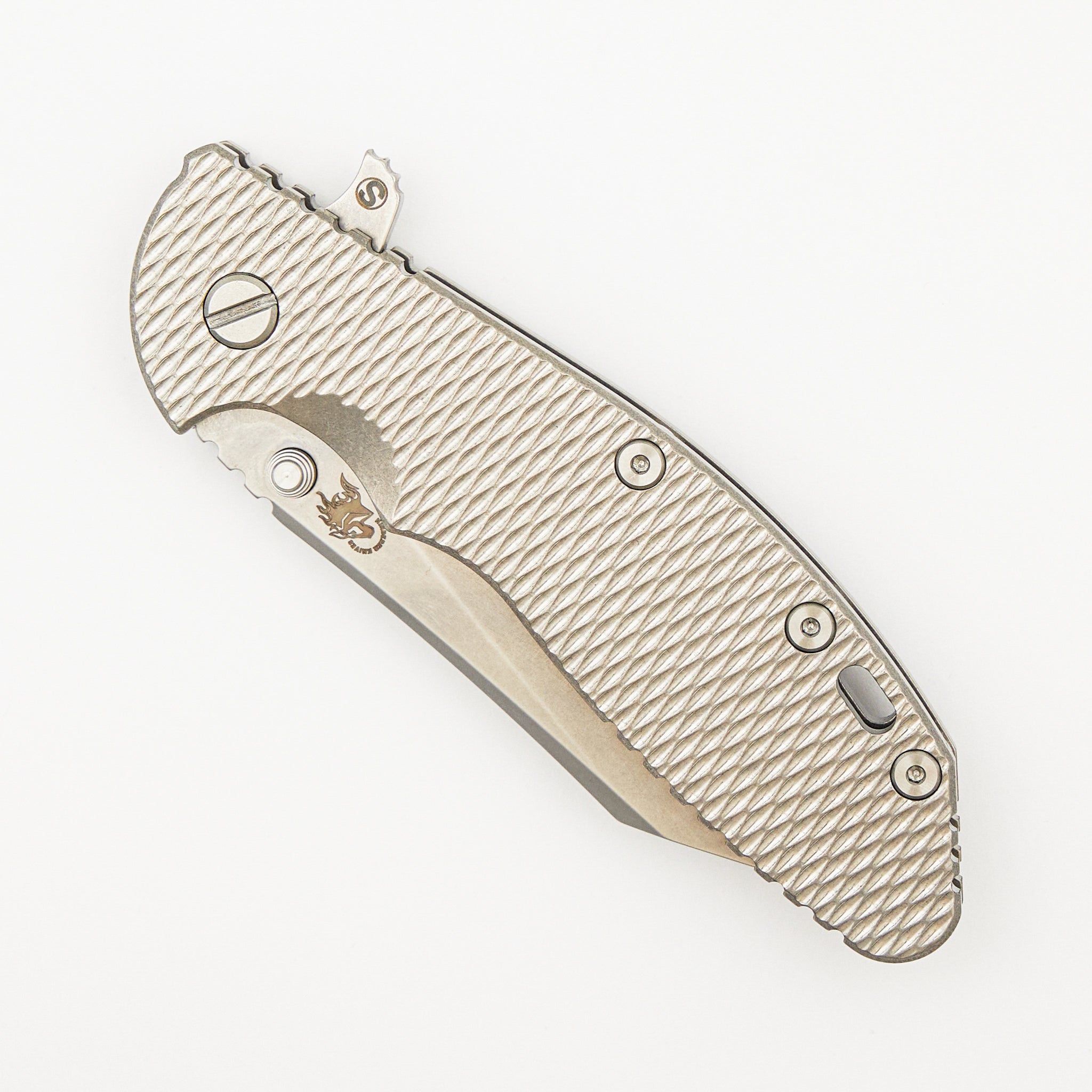 XM-24 4.0″ – S45VN Skinny Wharncliffe - Tri-Way - Stonewash