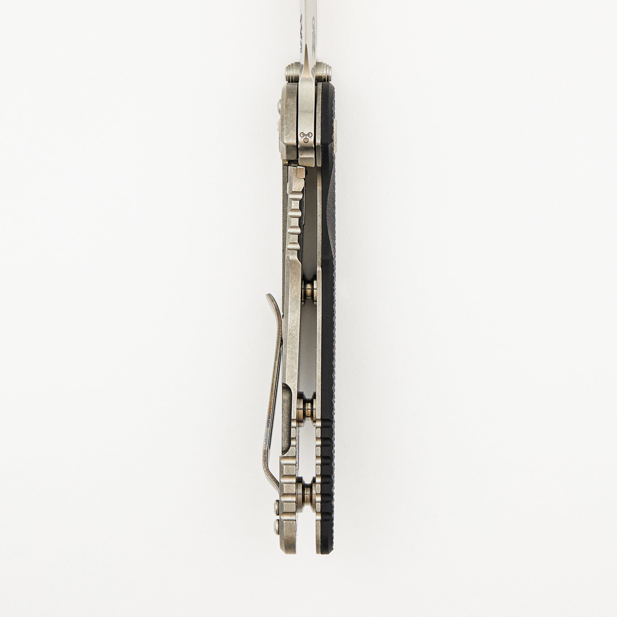 XM-18 3.5″ - M390 Fullered Spear - Non-Flipper - Tri-Way - Stonewash - Black G10