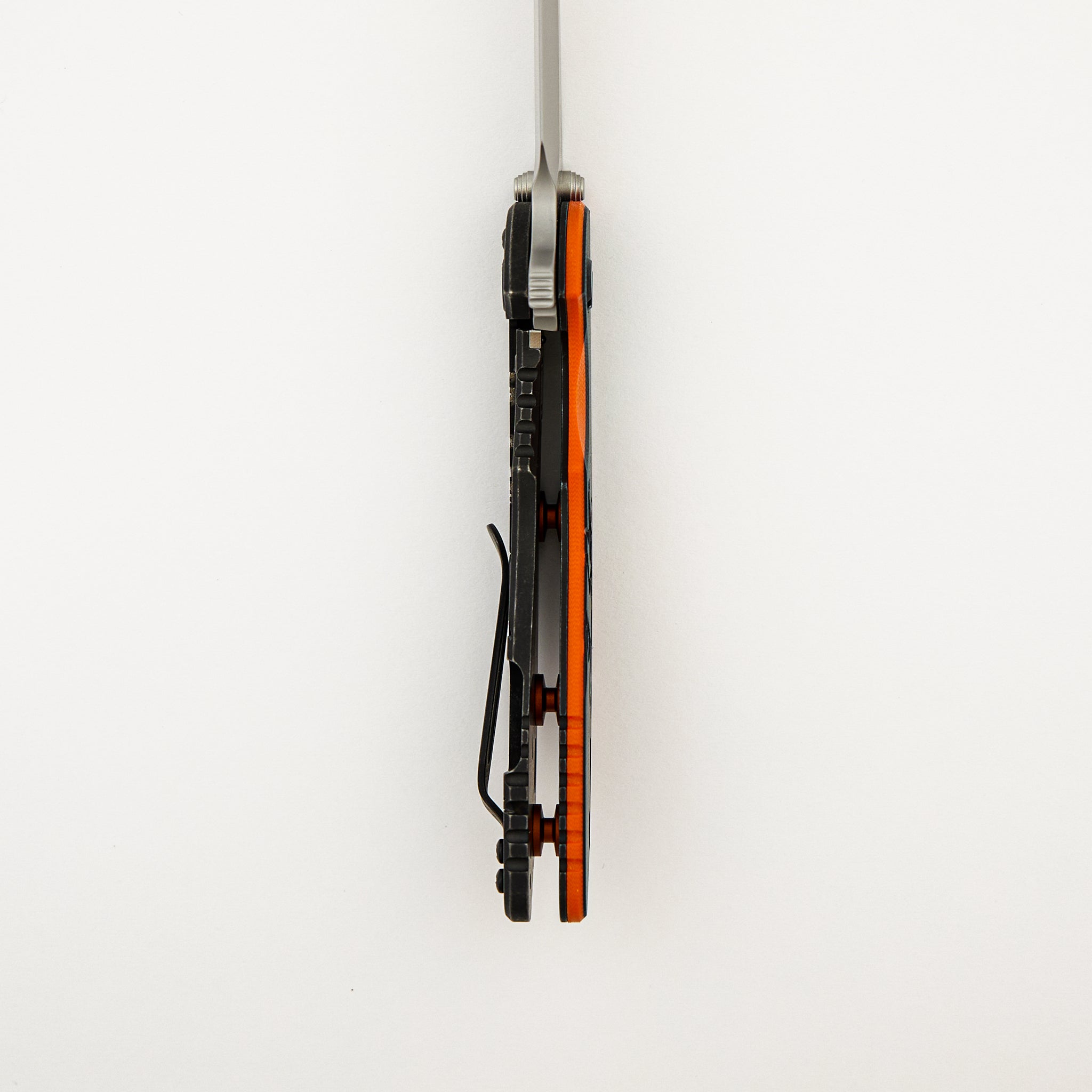 XM-18 3.5" - Sheepsfoot - Tri-Way - Battle Black - Bead Blast S45VN Blade - Halloween G10