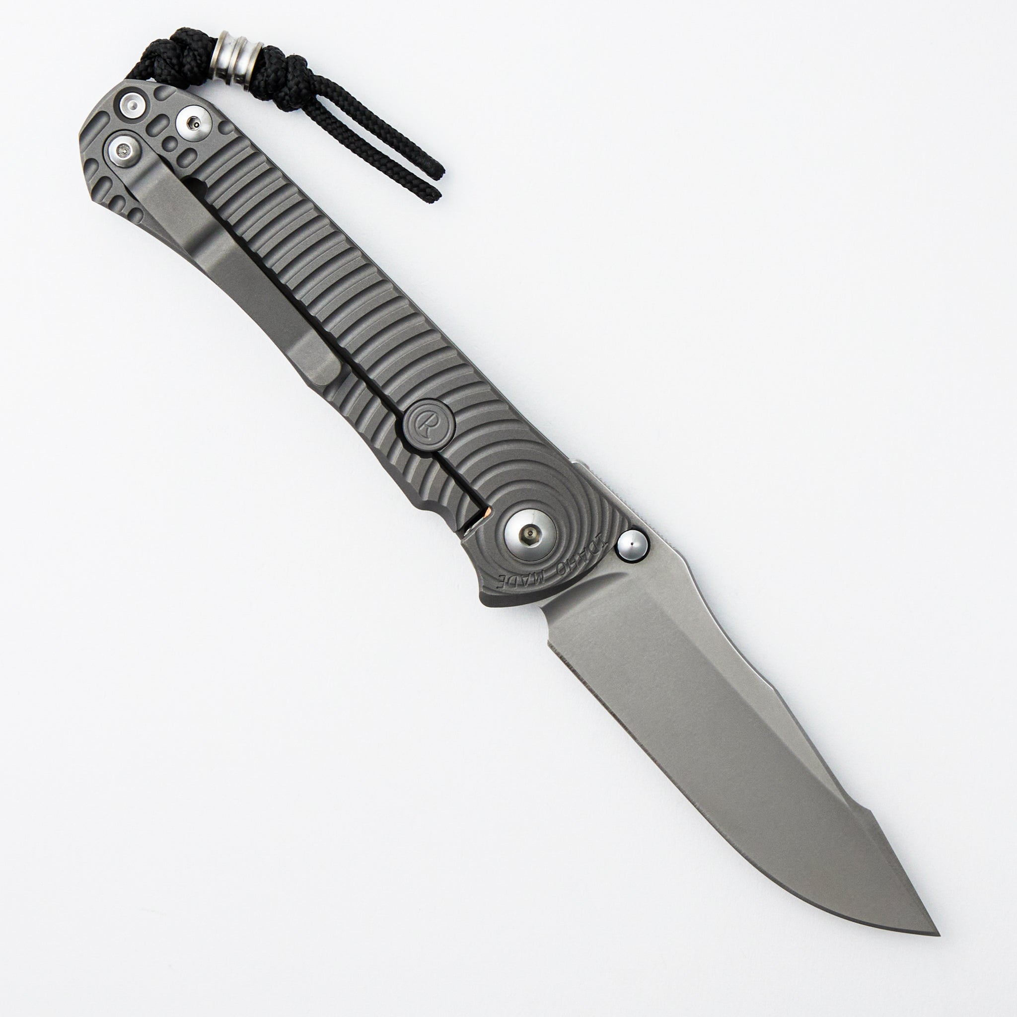 Umnumzaan Doppler - Drop Point CPM MagnaCut Blade - Glass Blasted - Titanium Handle