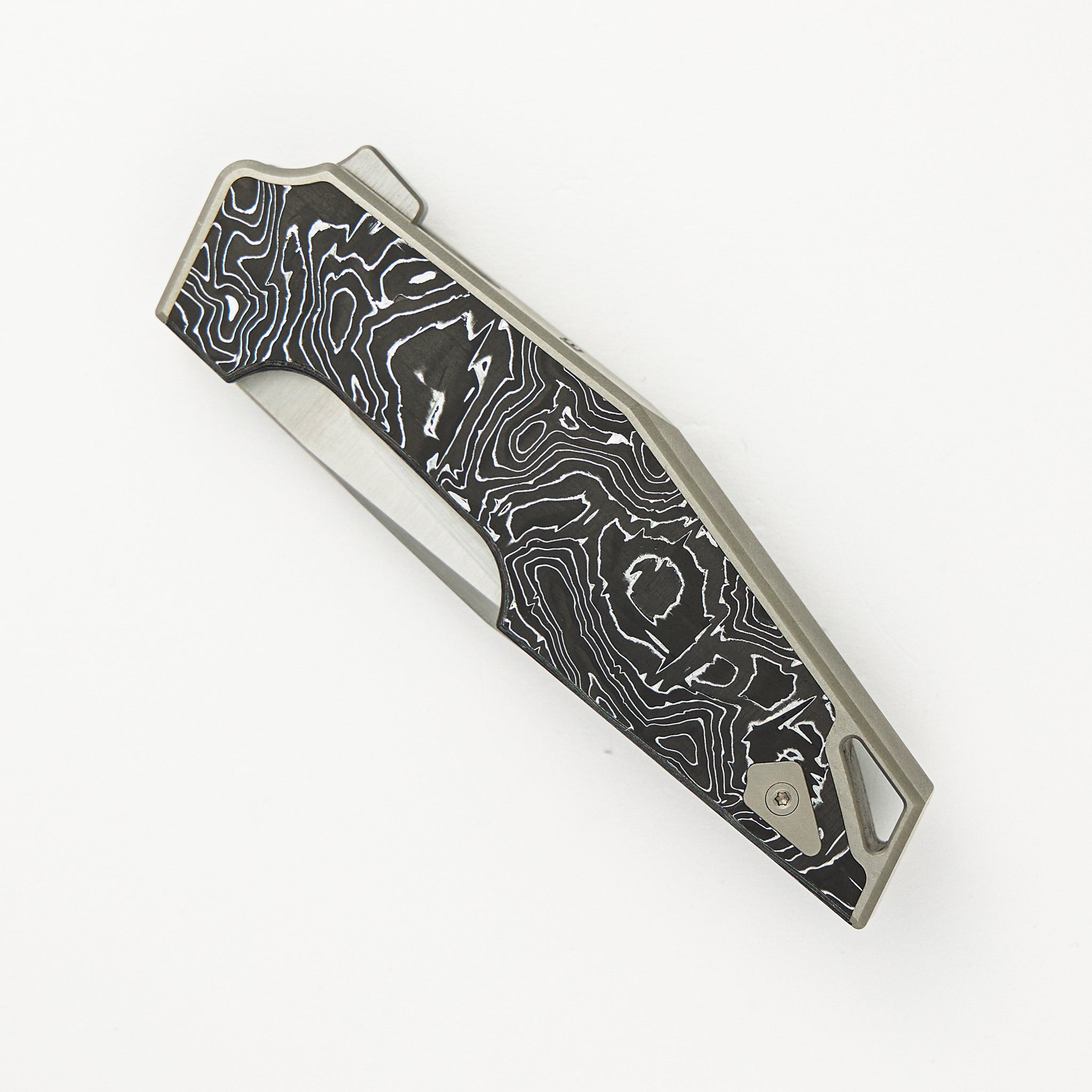 OAO (One and Only) - Aluminum Foil Carbon Fiber Inlay - CPM 20CV Blade
