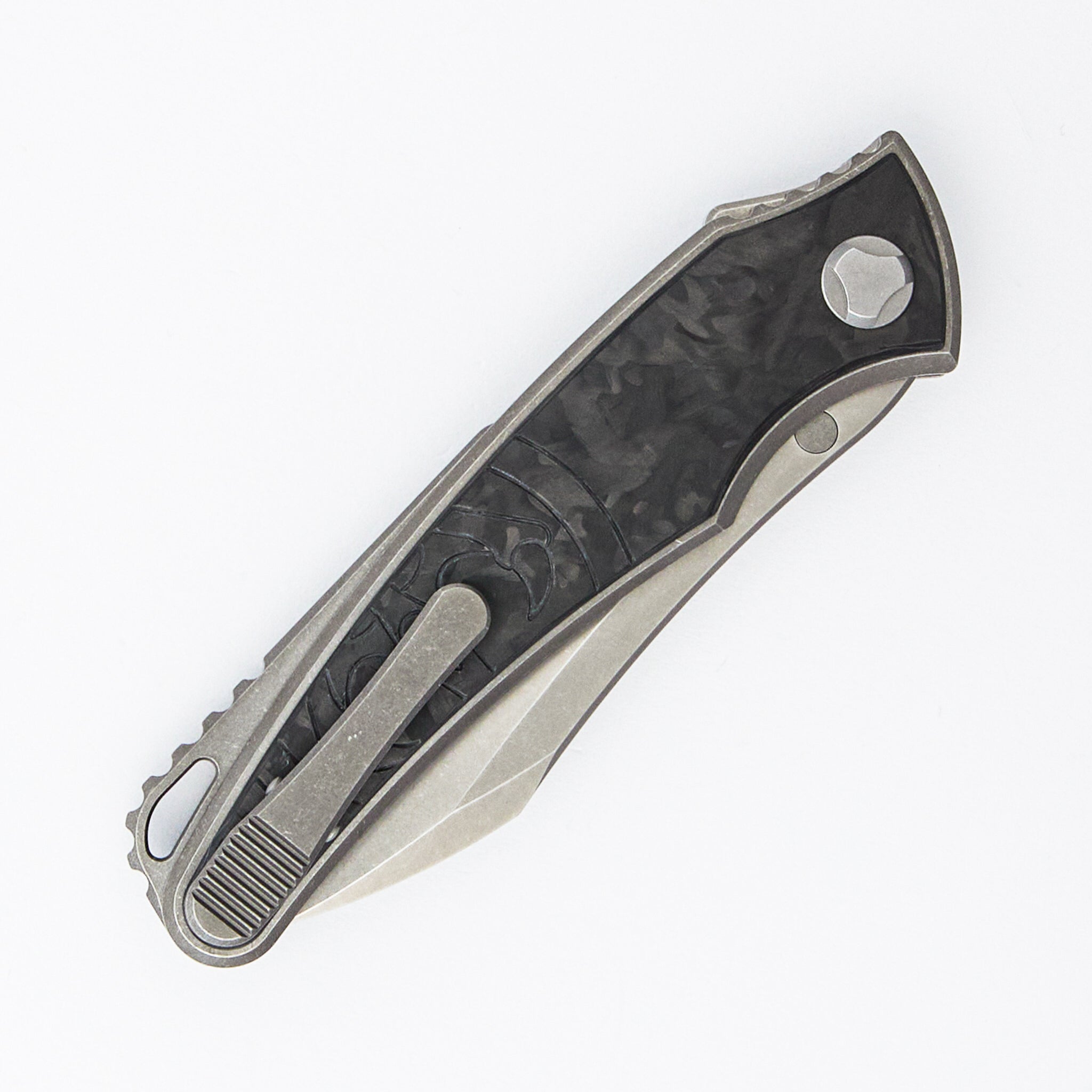 Talon Auto - Brightwashed - Black Ops Marble - M390 Blade