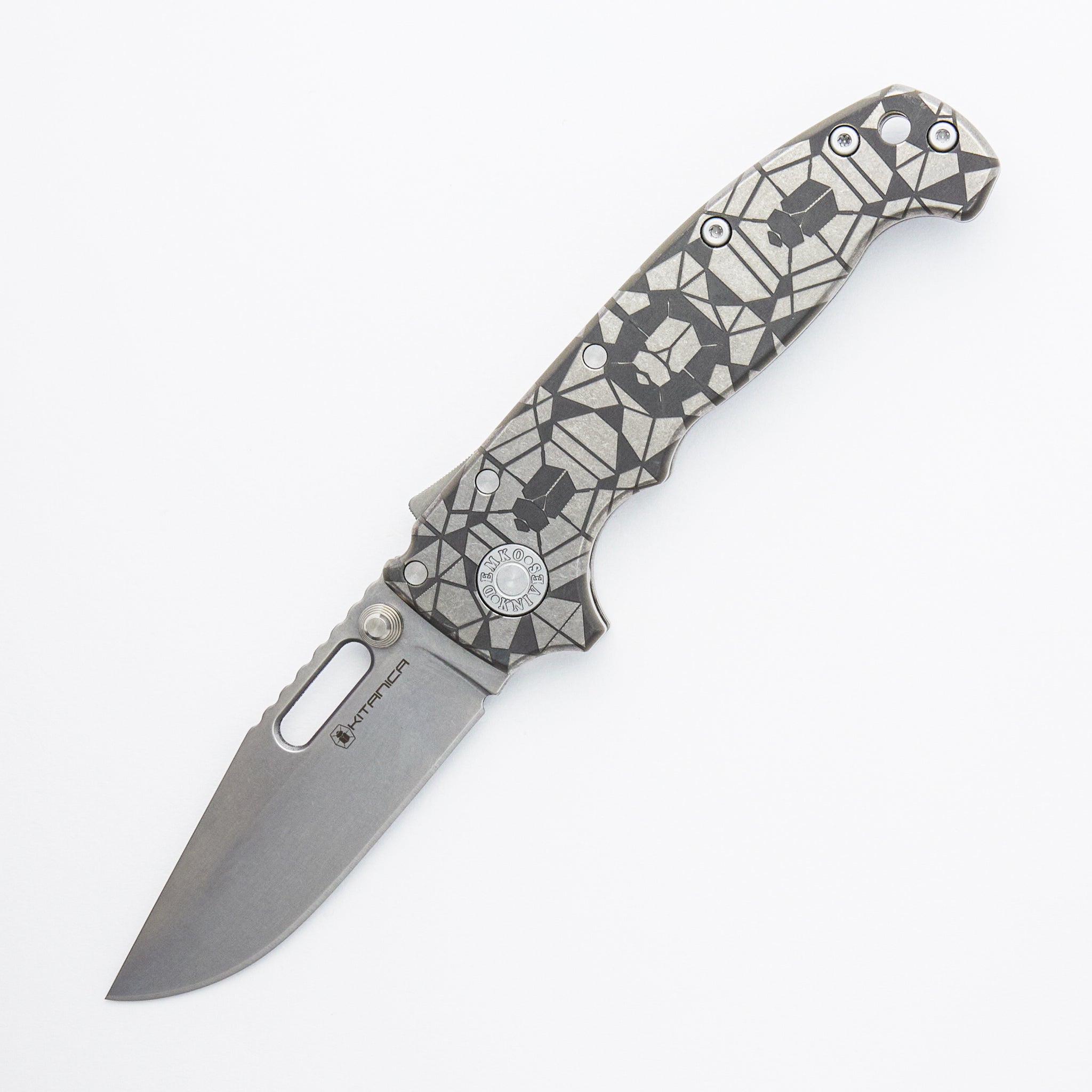 Kitanica AD20 Slim - MagnaCut Clip Point Blade - Titanium Handle