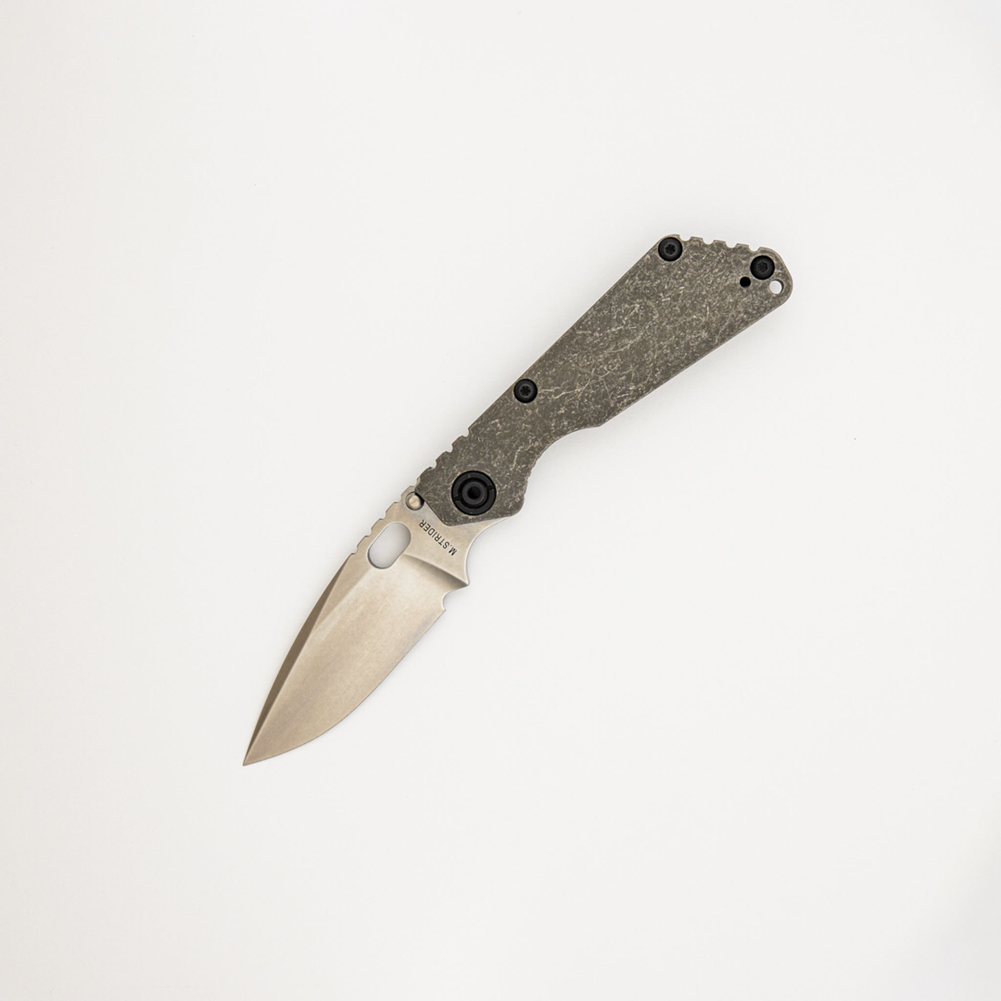 SNG CC - Drop Point MagnaCut Blade - Titanium Handle