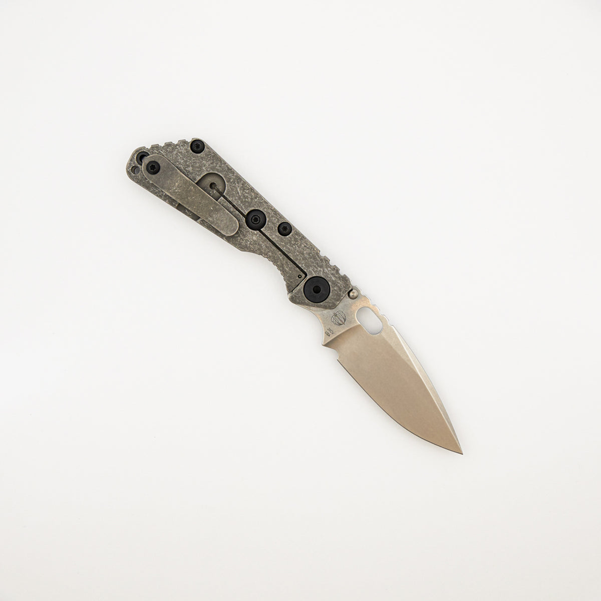 SNG CC - Drop Point 20CV Blade - Titanium Handle