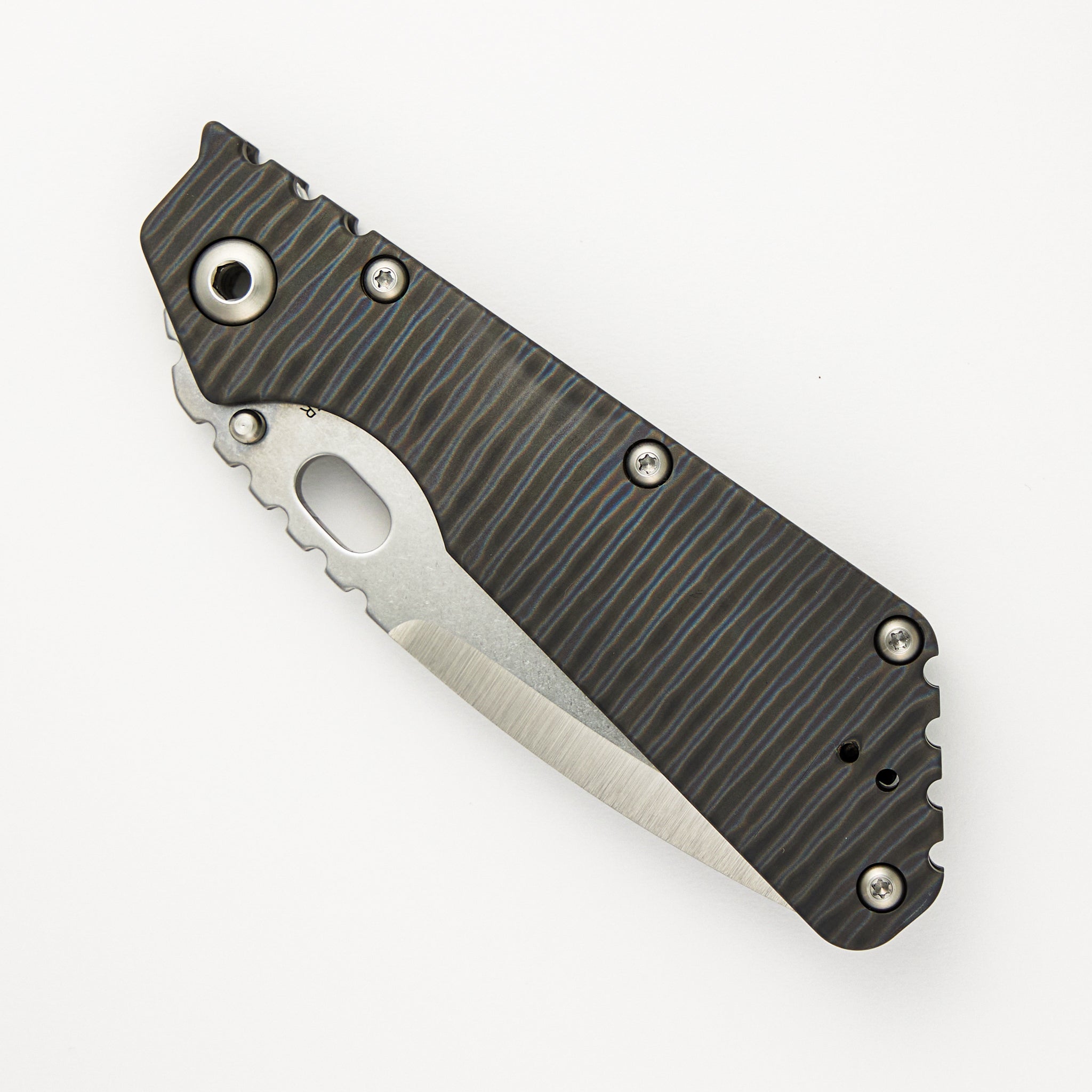 SMF XL - MagnaCut Blade - Flamed Titanium Handle