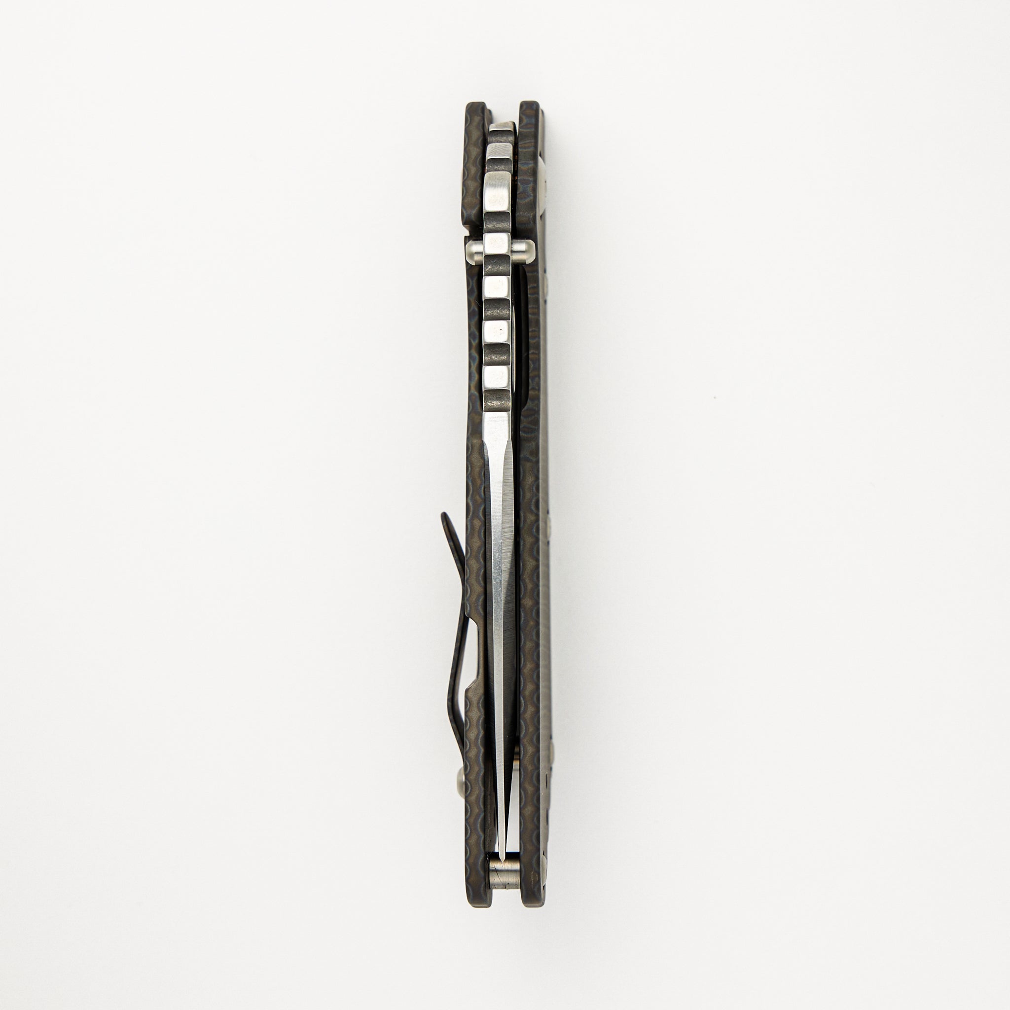 SMF XL - MagnaCut Blade - Flamed Titanium Handle