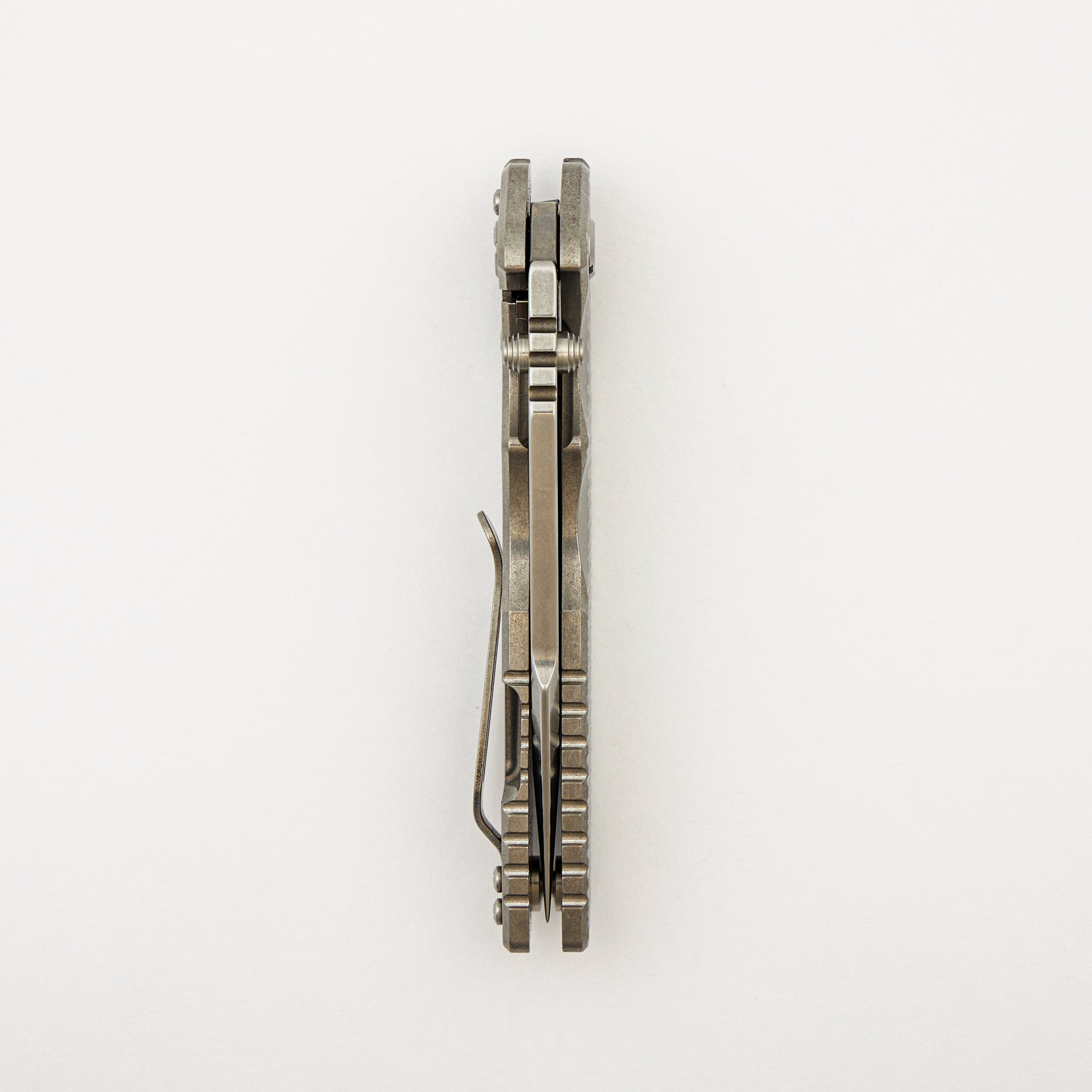 Eklipse 3.5" - S45VN Harpoon Tanto - Tri-Way - Stonewash