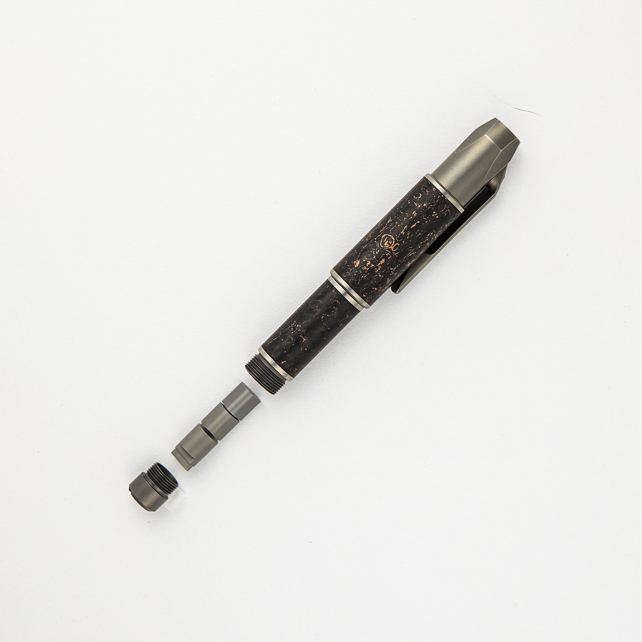 Custom Division Pen Tool - Bronze Carbon Fiber