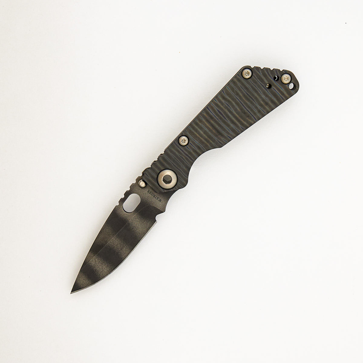SMF PT - Drop Point MagnaCut Blade - Titanium Handle